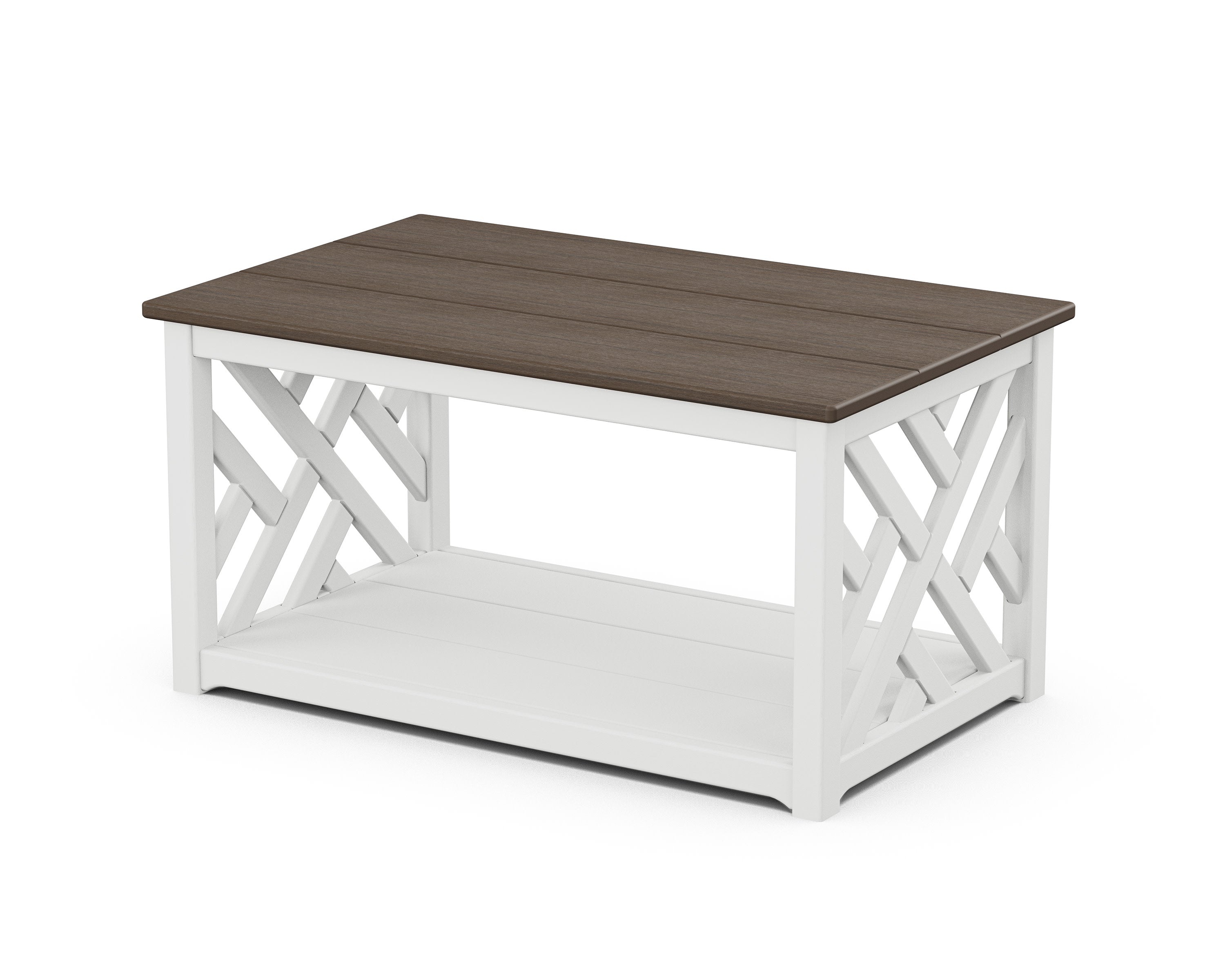 Chippendale Coffee Table in White / Kona