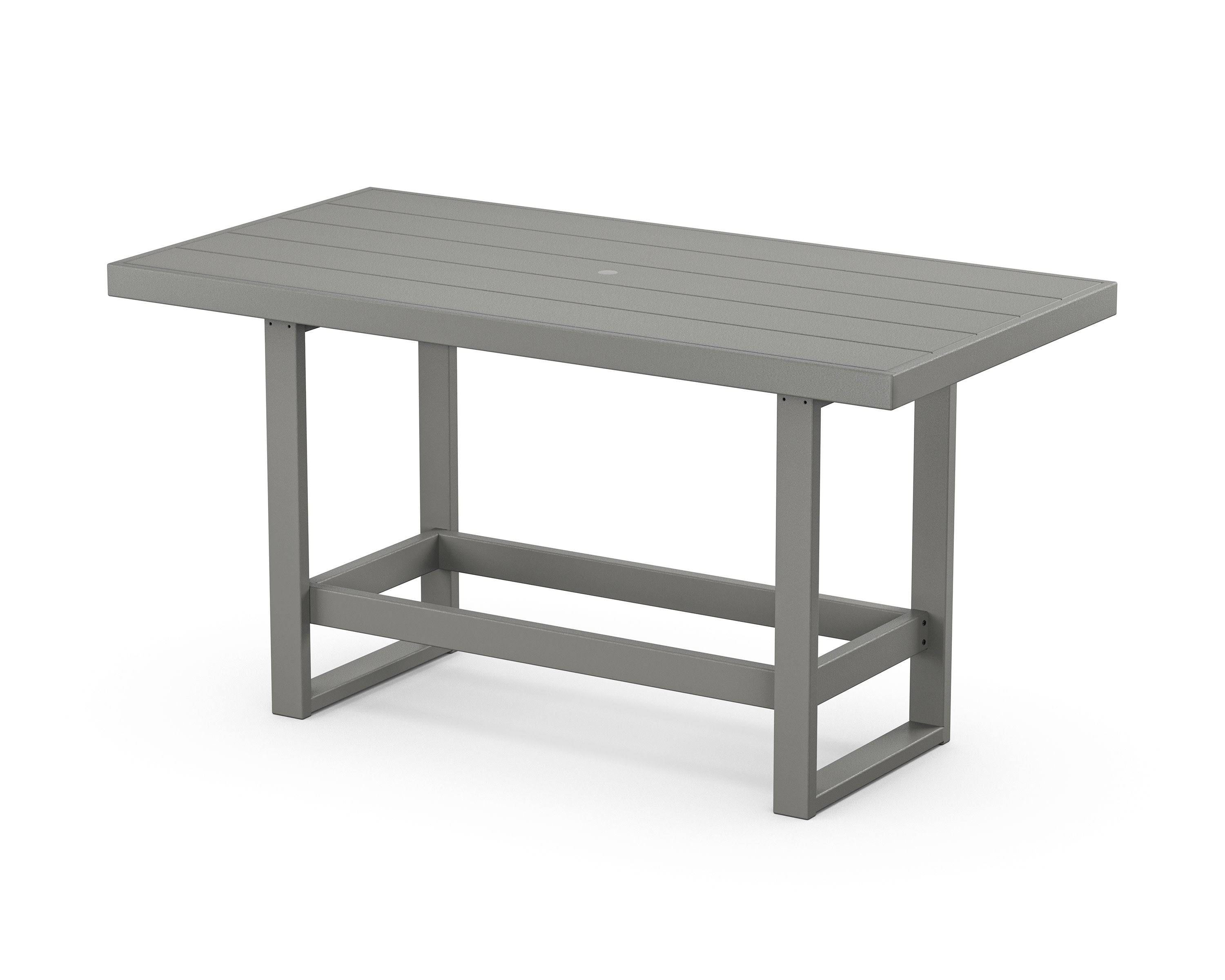 EDGE 40" x 78" Bar Table in Slate Grey