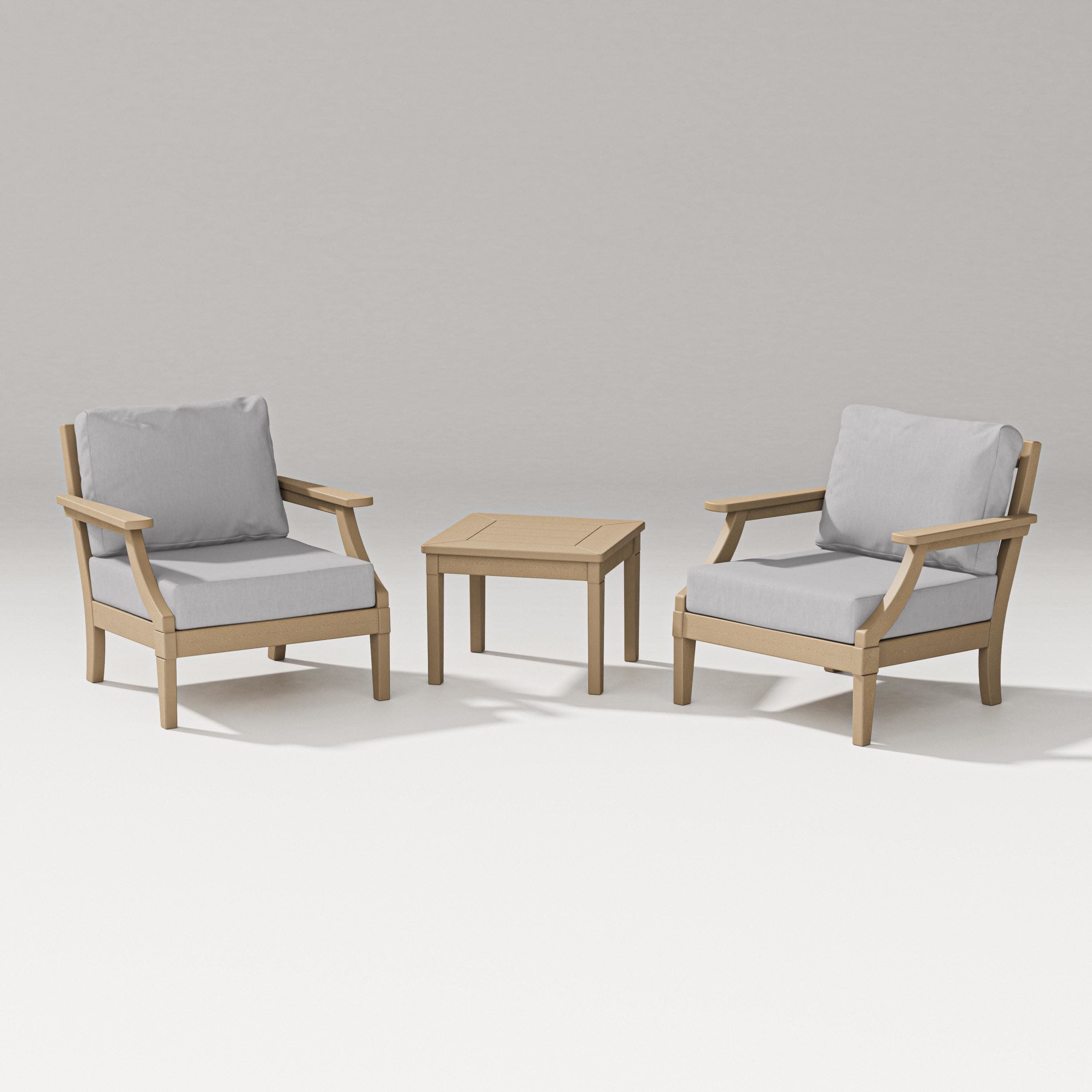 Estate 3-Piece Lounge Chair Set in Vintage Sahara / Granite