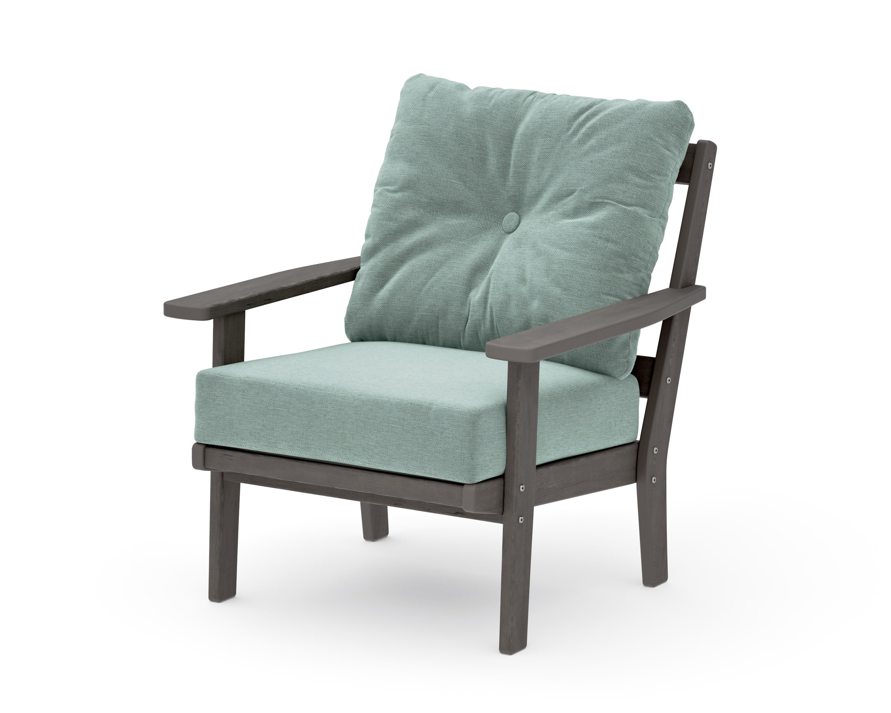 Prairie Deep Seating Chair in Driftwood / Glacier Spa