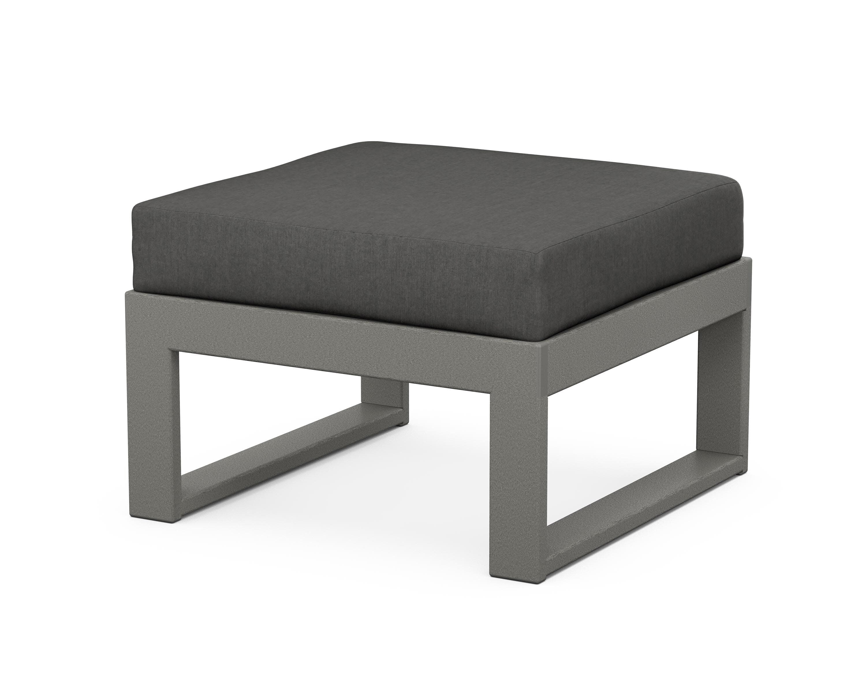 Modular Ottoman - Modern in Slate Grey / Spectrum Carbon