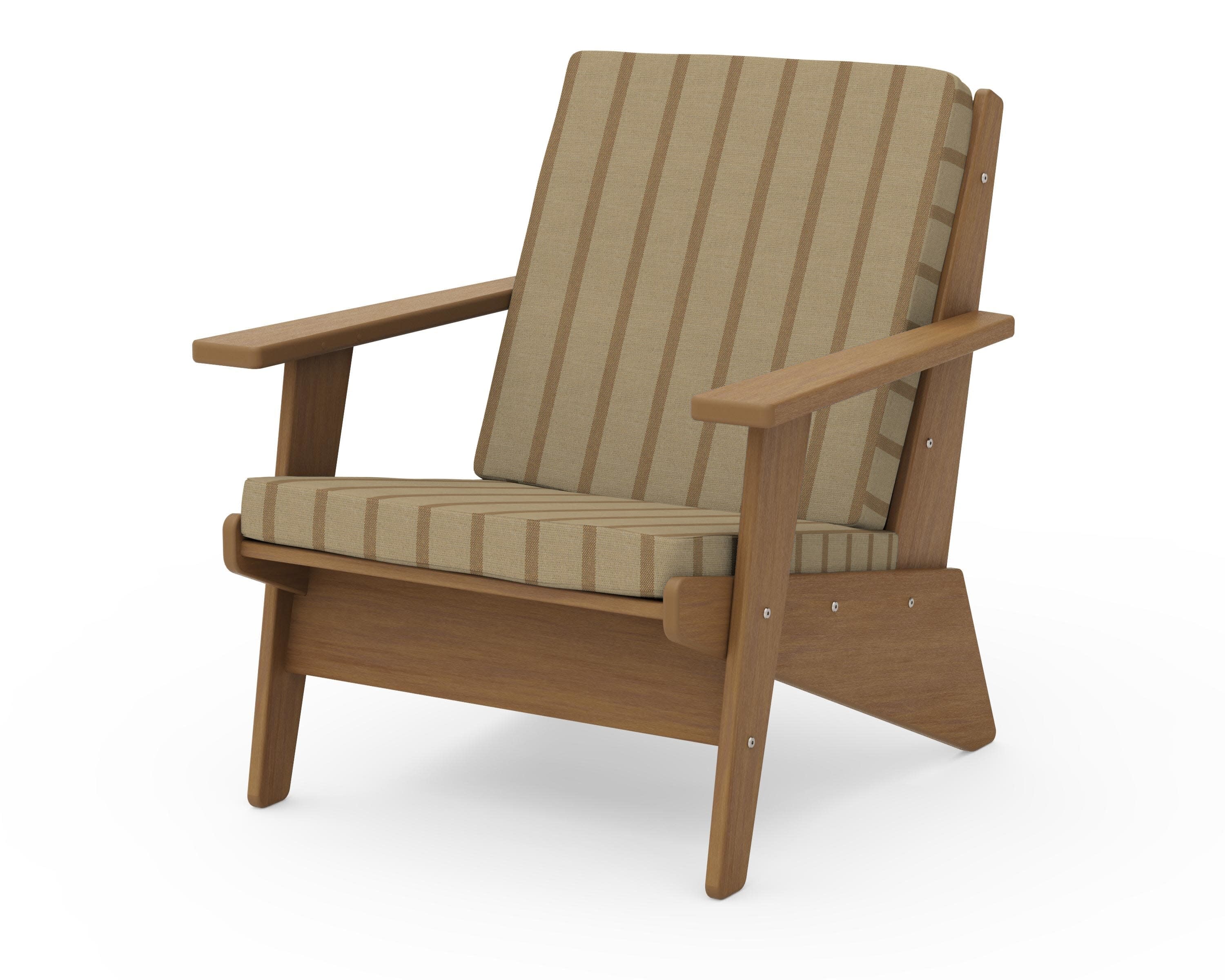 Riviera Modern Lounge Chair in Natural / Unwind Driftwood