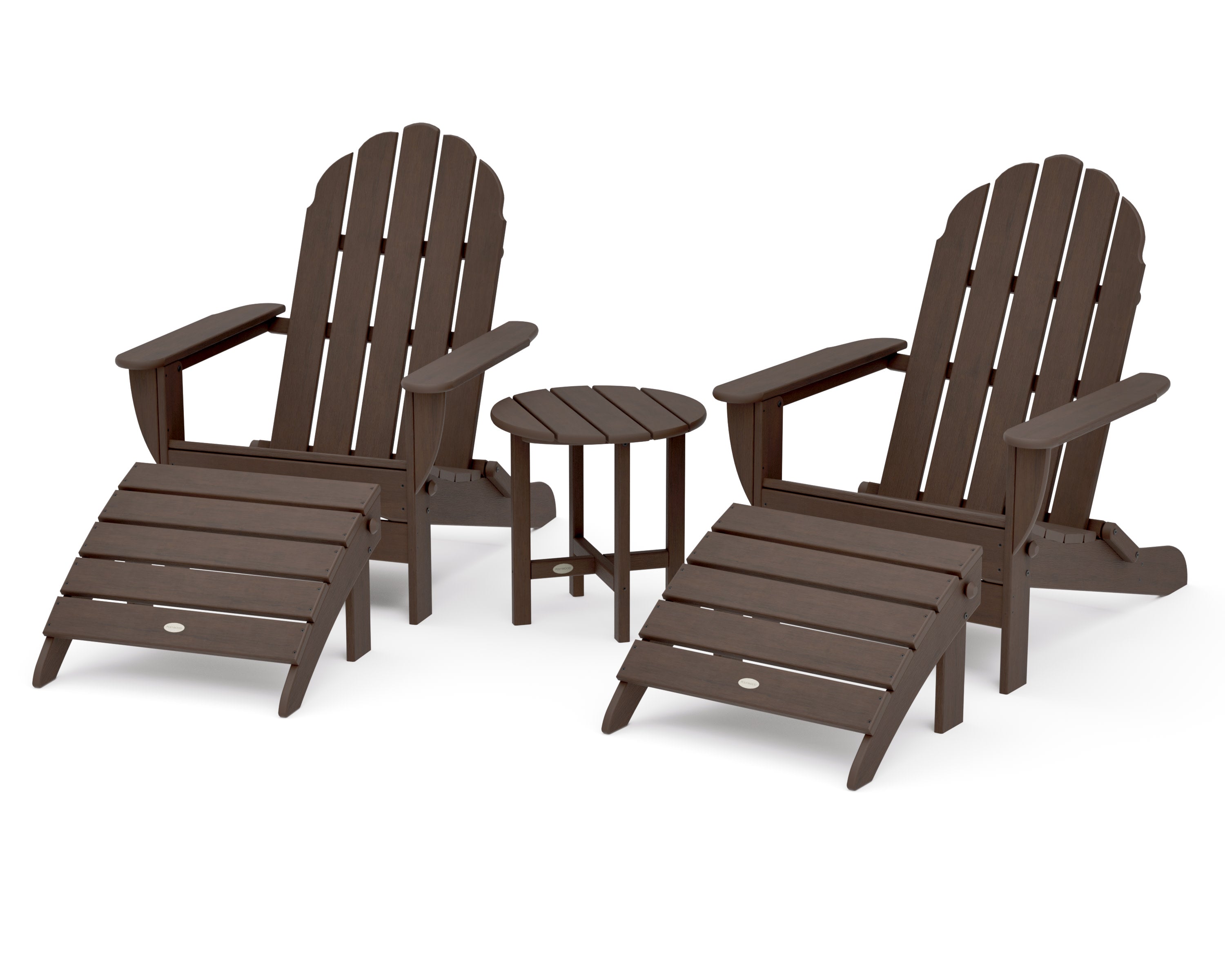 Classic Oversized Adirondack 5-Piece Casual Set in Kona