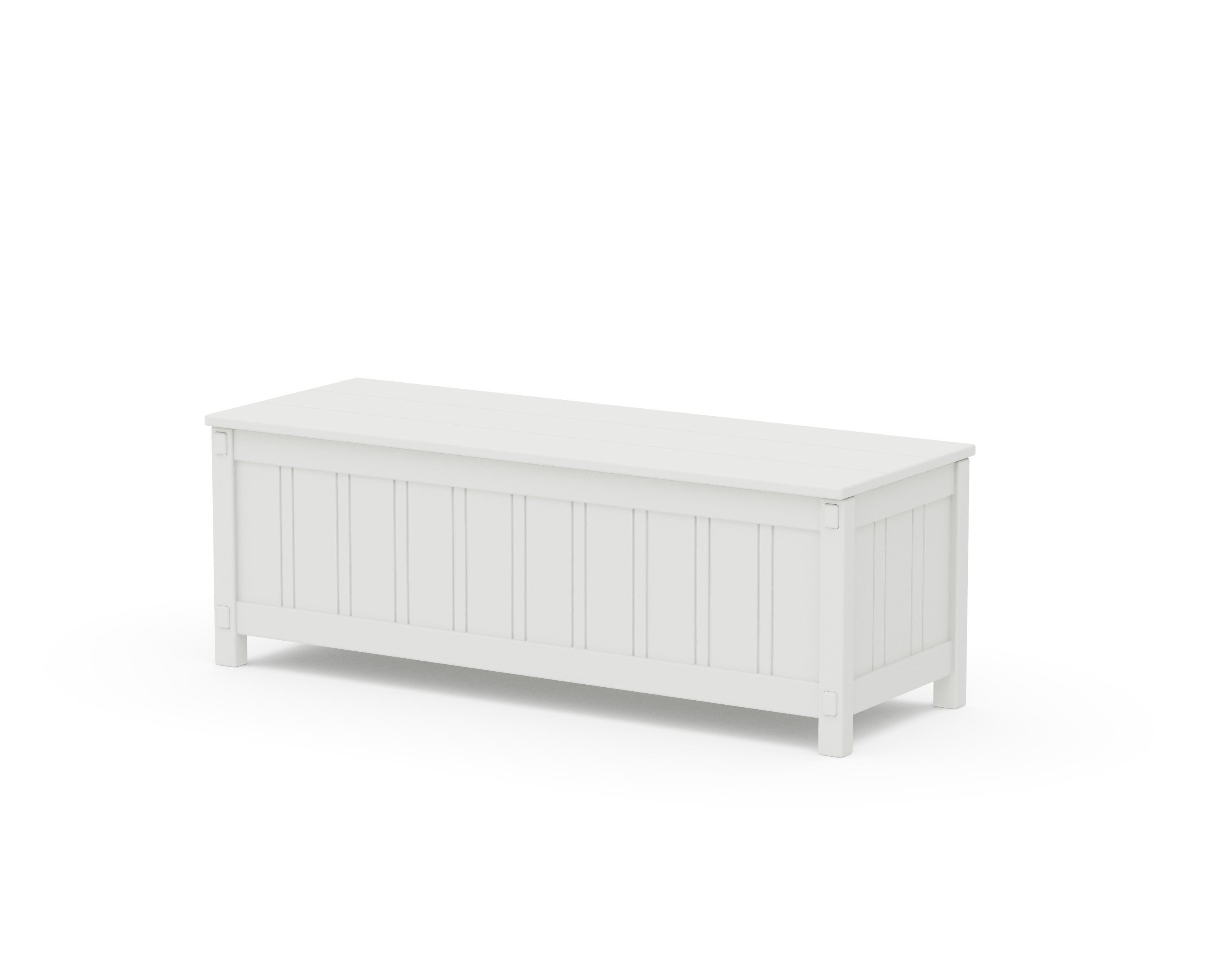 Acadia 48 Storage Bench in White