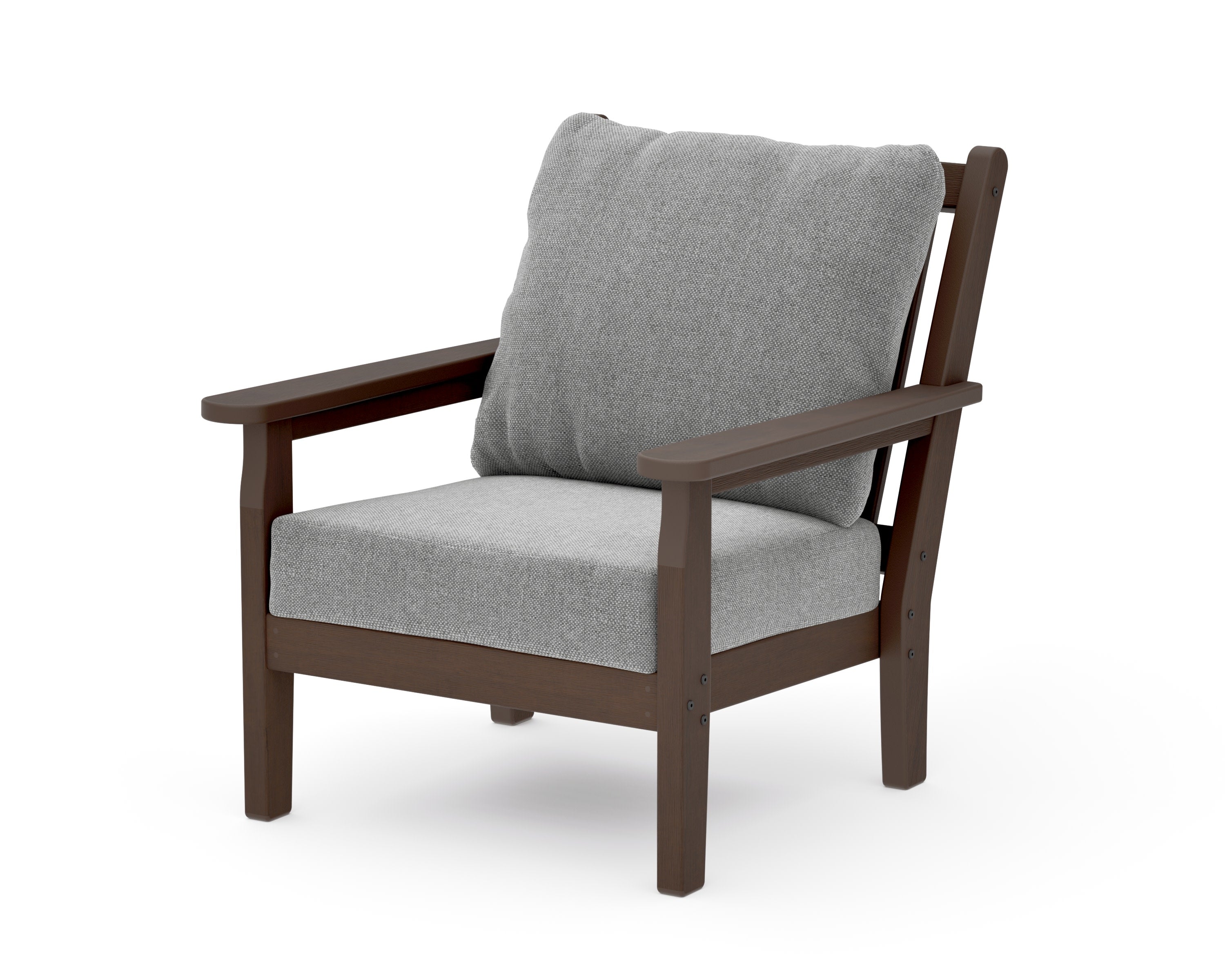 Chippendale Deep Seating Chair in Kona / Grey Mist