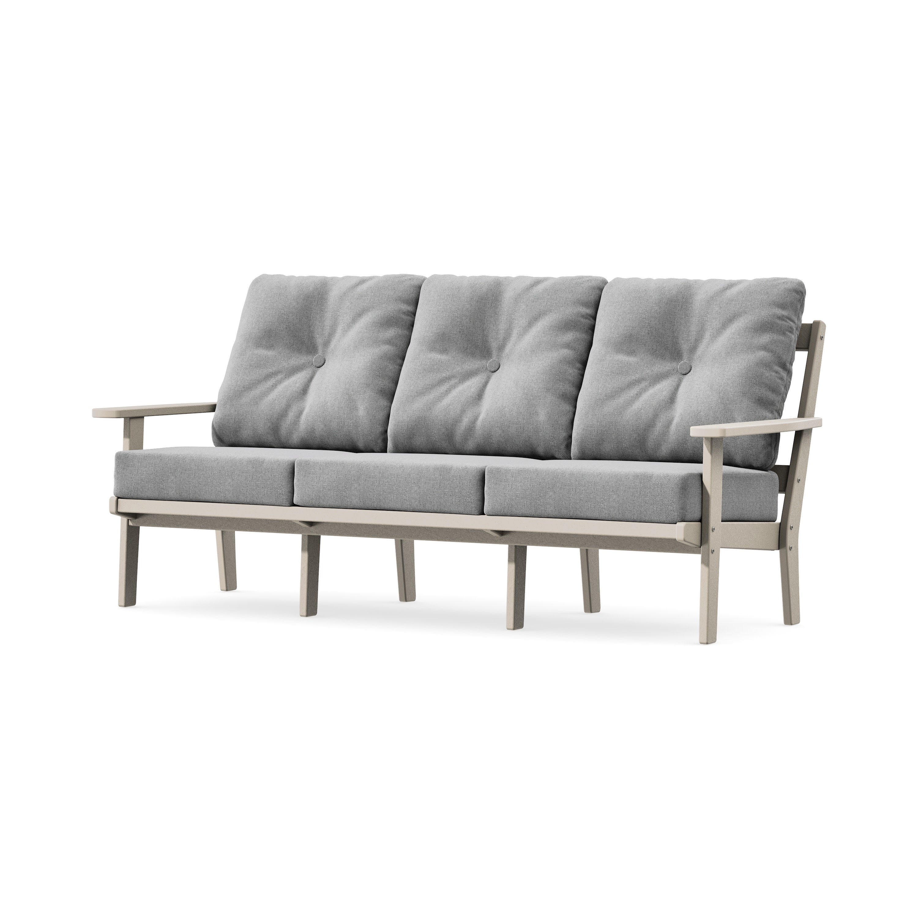 Oxford Deep Seating Sofa in Sand / Grey Mist