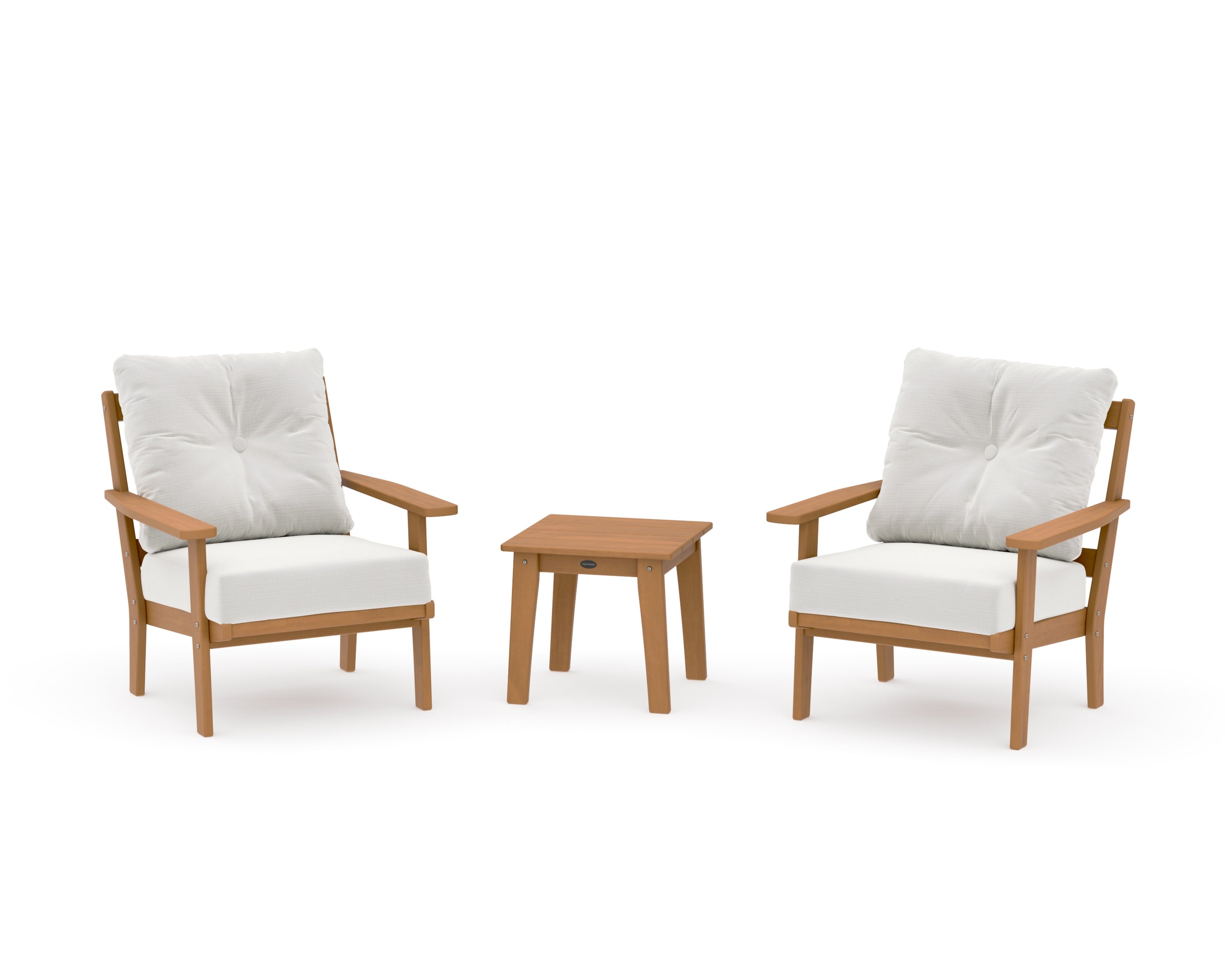 Oxford 3-Piece Deep Seating Set in Natural / Natural Linen