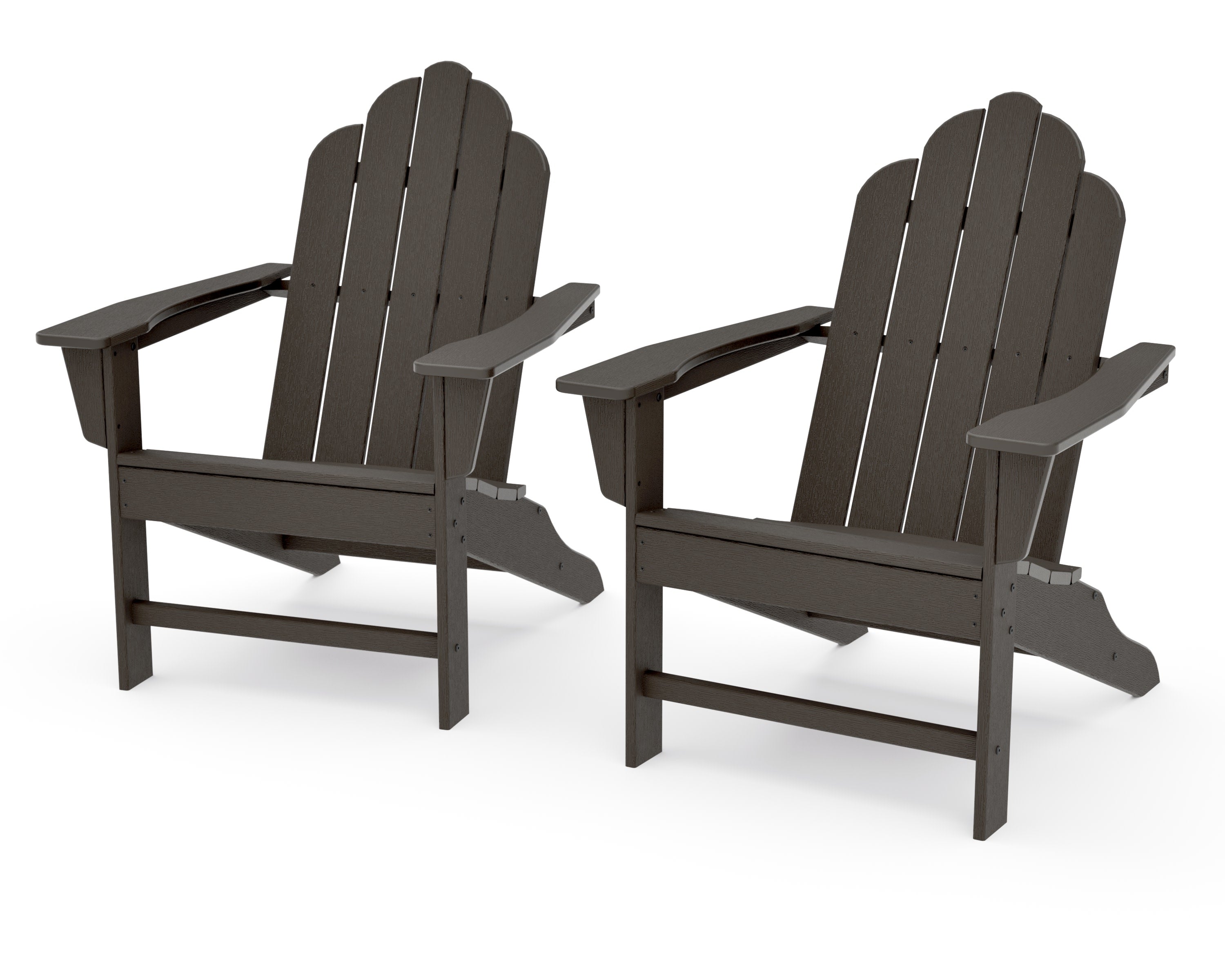 Long Island Adirondack 2-Piece Set in Vintage Coffee