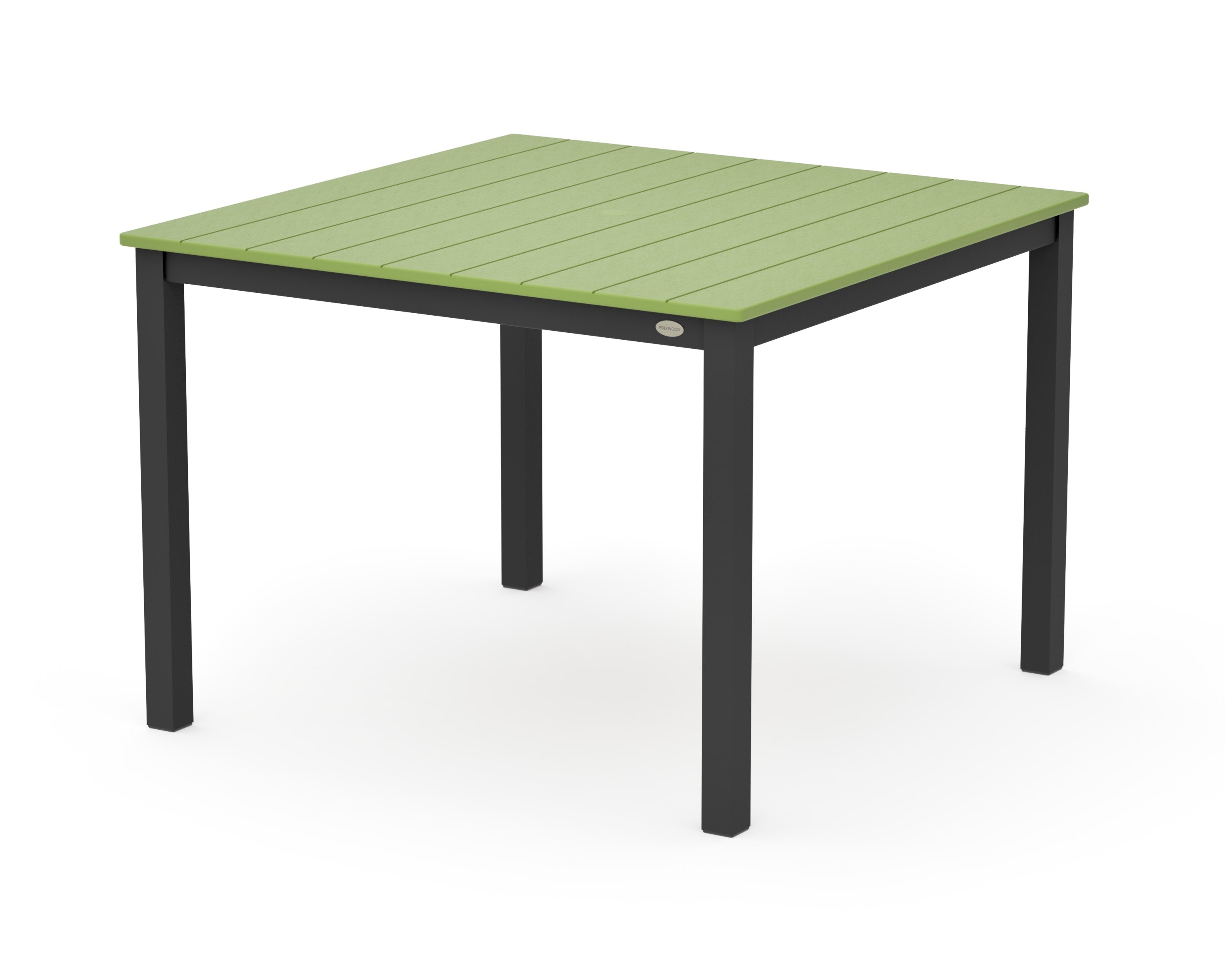 Main Street 42 x 42 Dining Table in Black / Lime