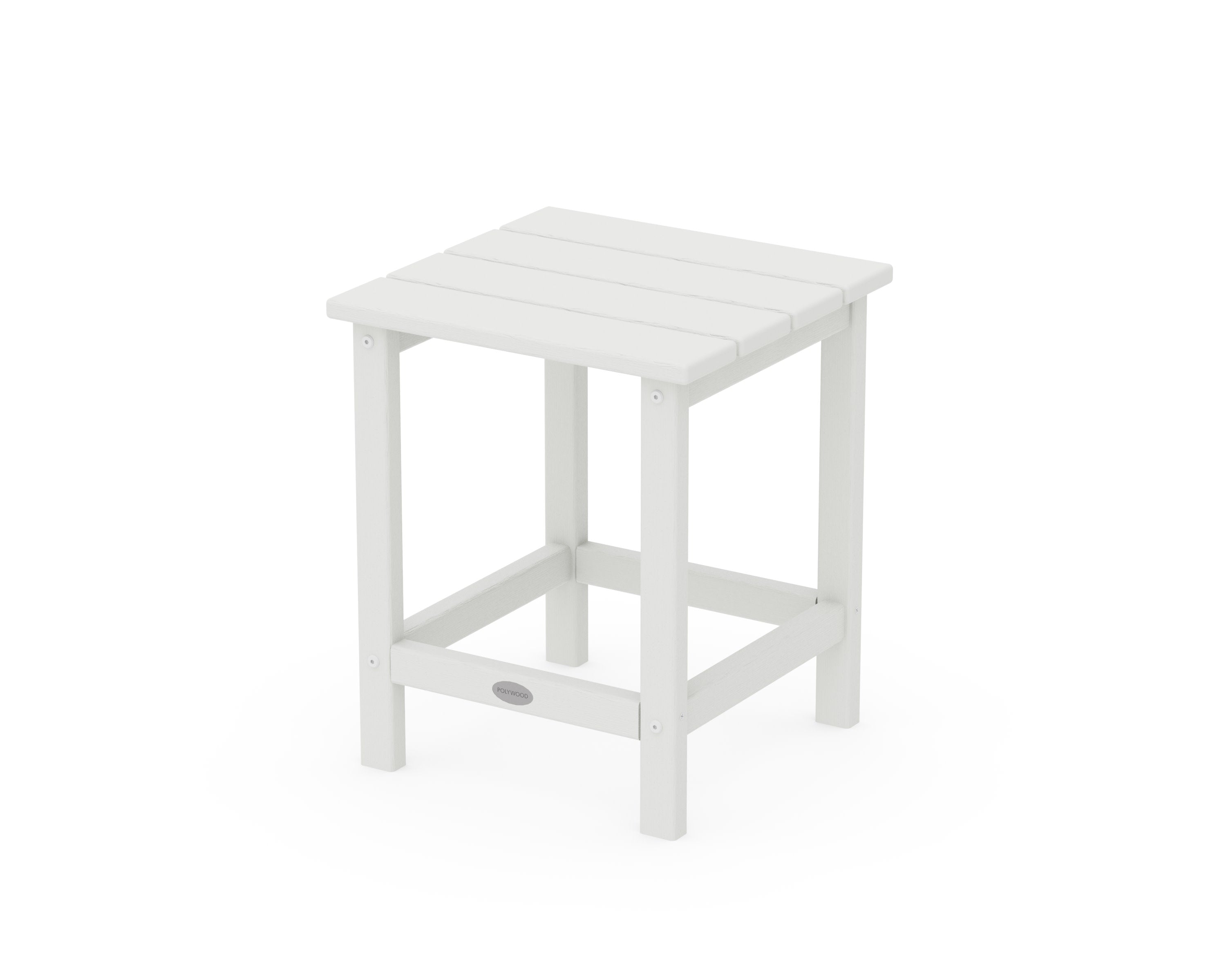 Long Island 18" Side Table in Vintage White
