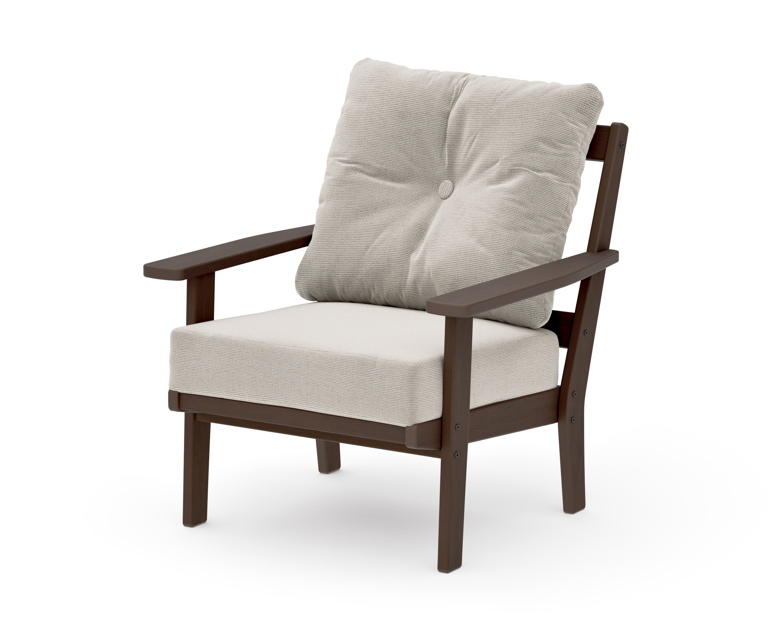Oxford Deep Seating Chair in Kona / Dune Burlap