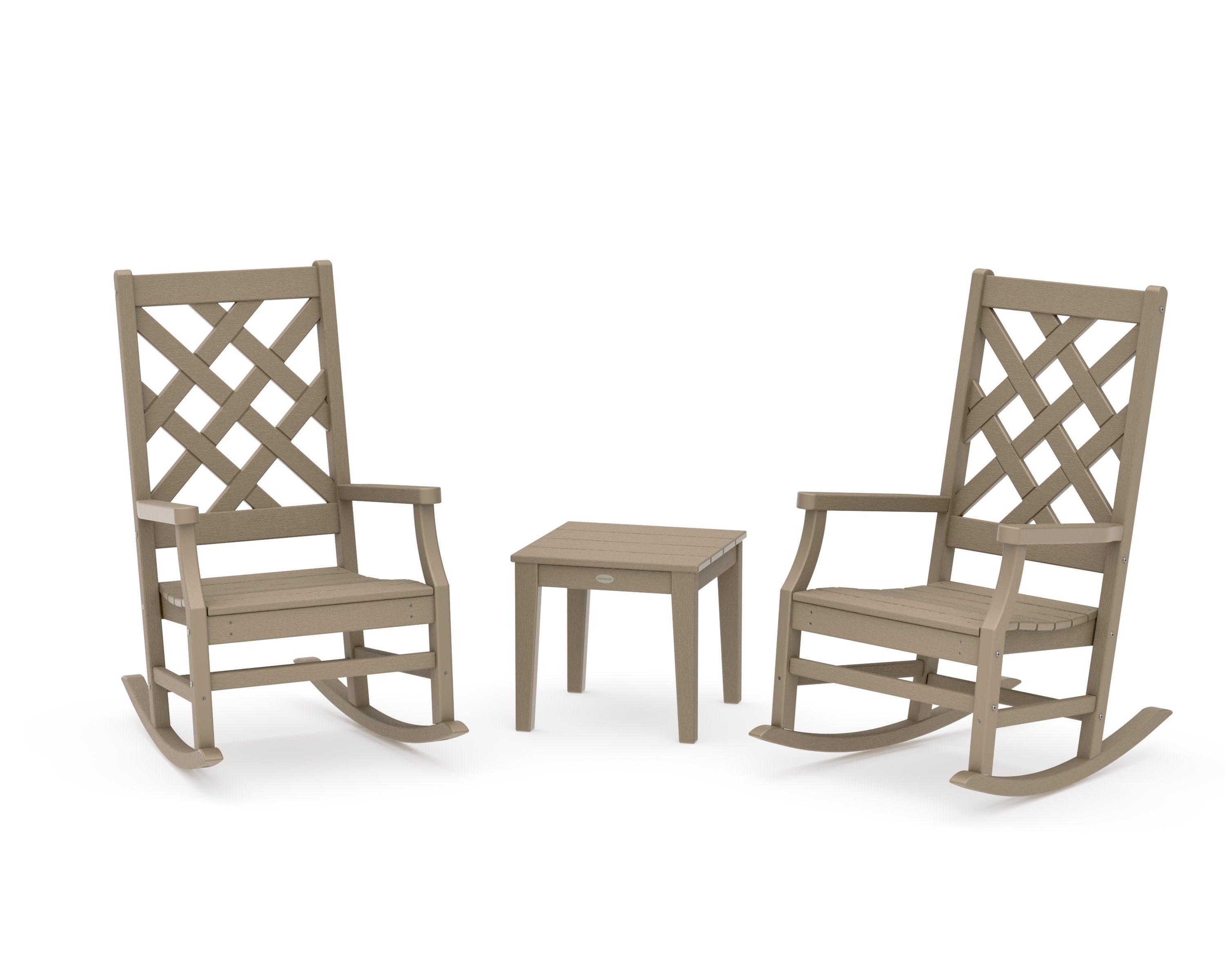 Wovendale 3-Piece Rocking Chair Set in Vintage Sahara