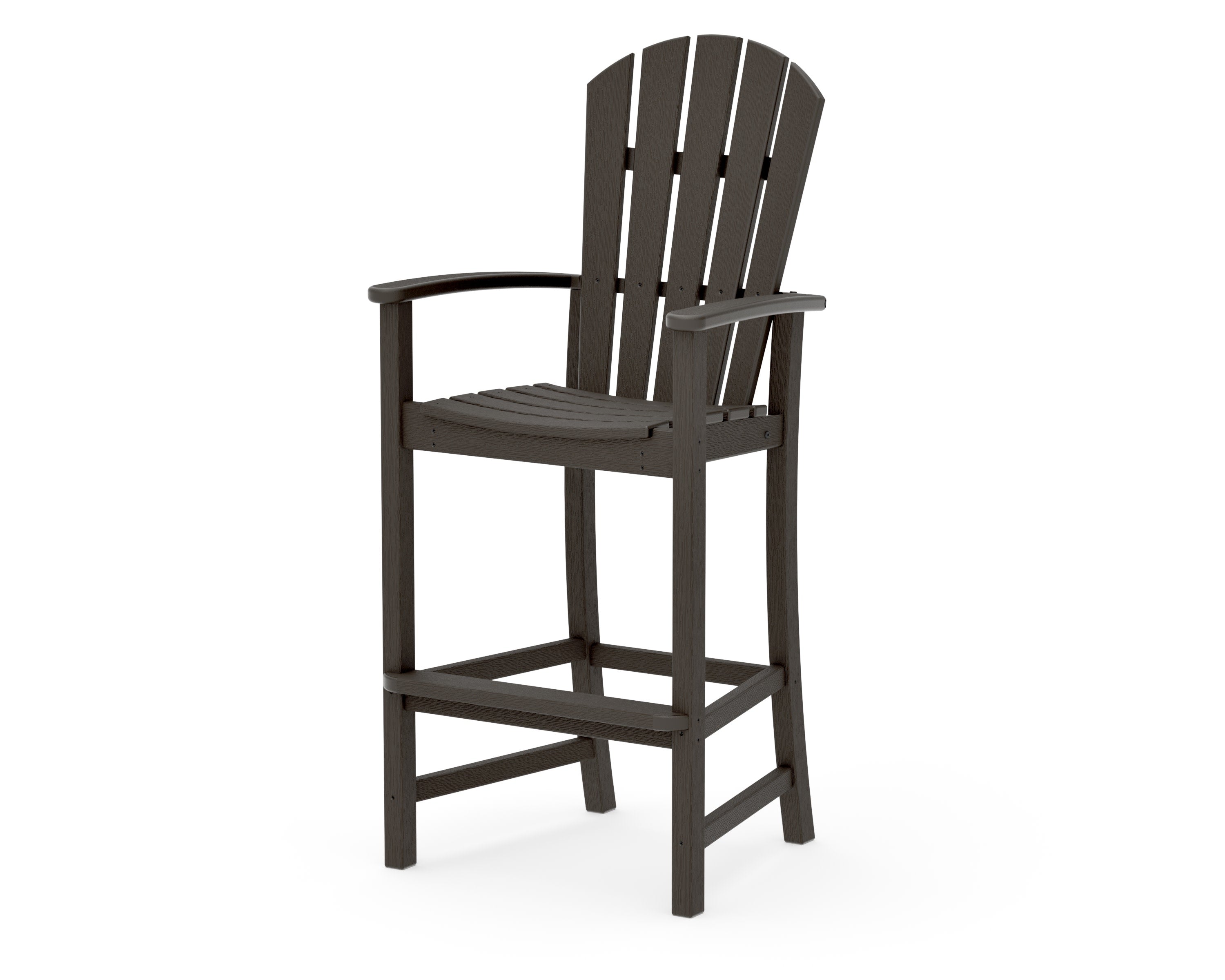 Palm Coast Bar Chair in Vintage Coffee