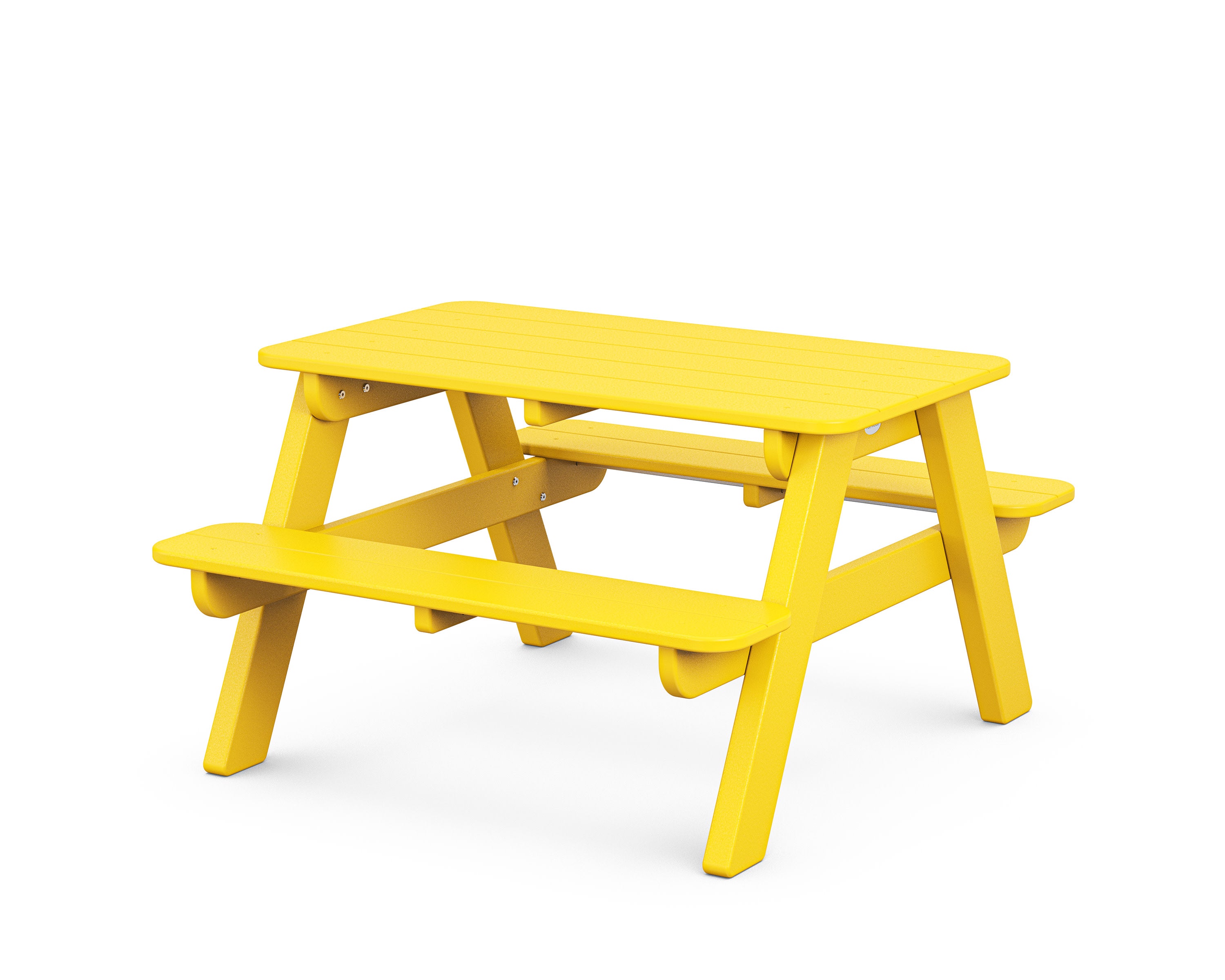 Kids Outdoor Picnic Table in Lemon