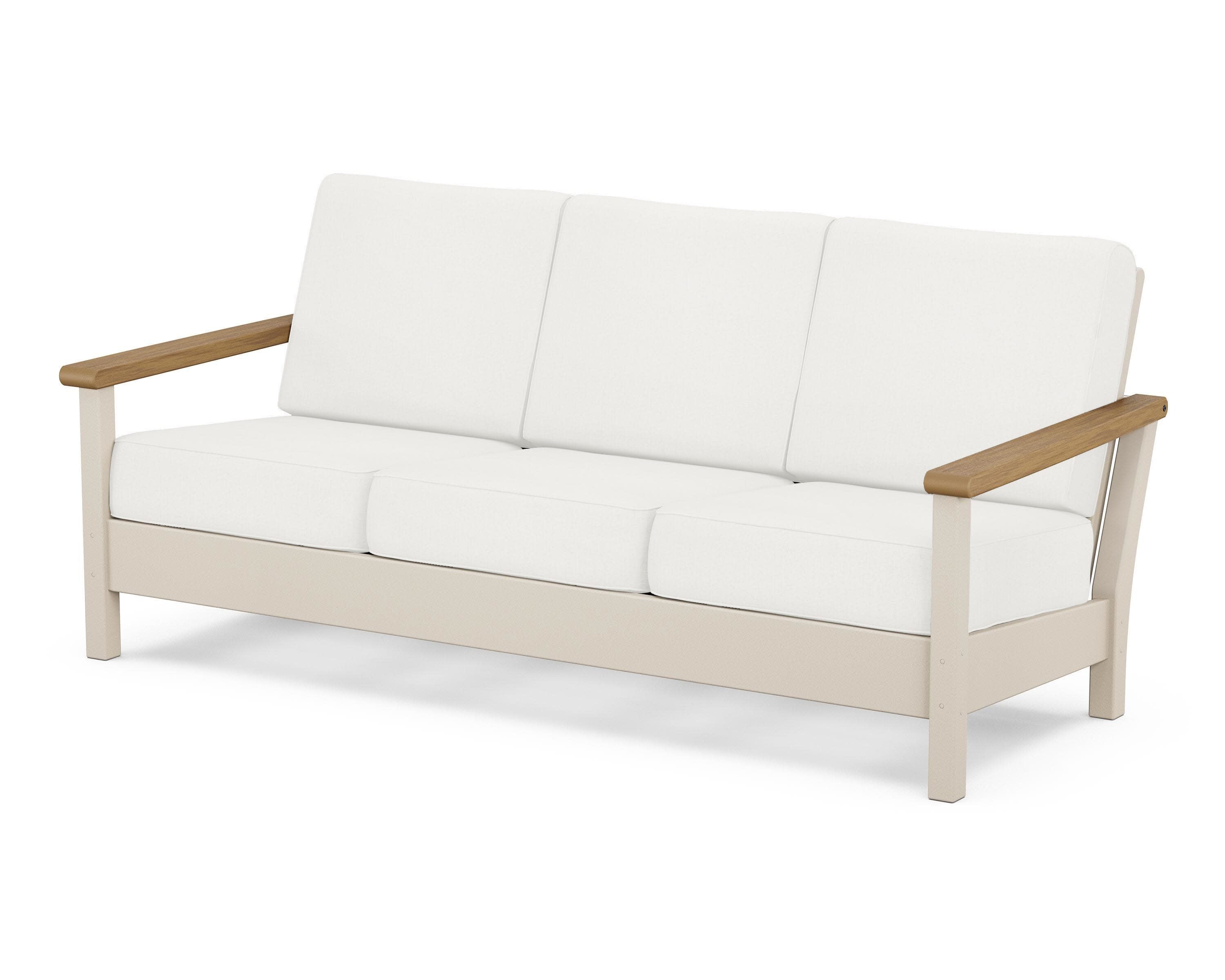 Harbour Deep Seating Sofa in Sand / Natural / Natural Linen