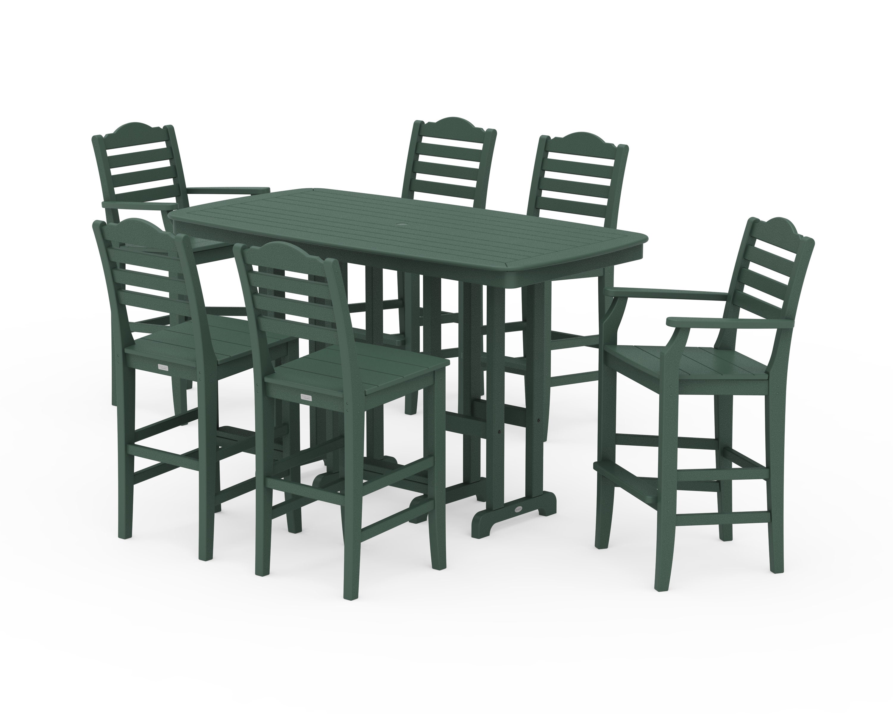 Savannah 7-Piece Bar Set in Green