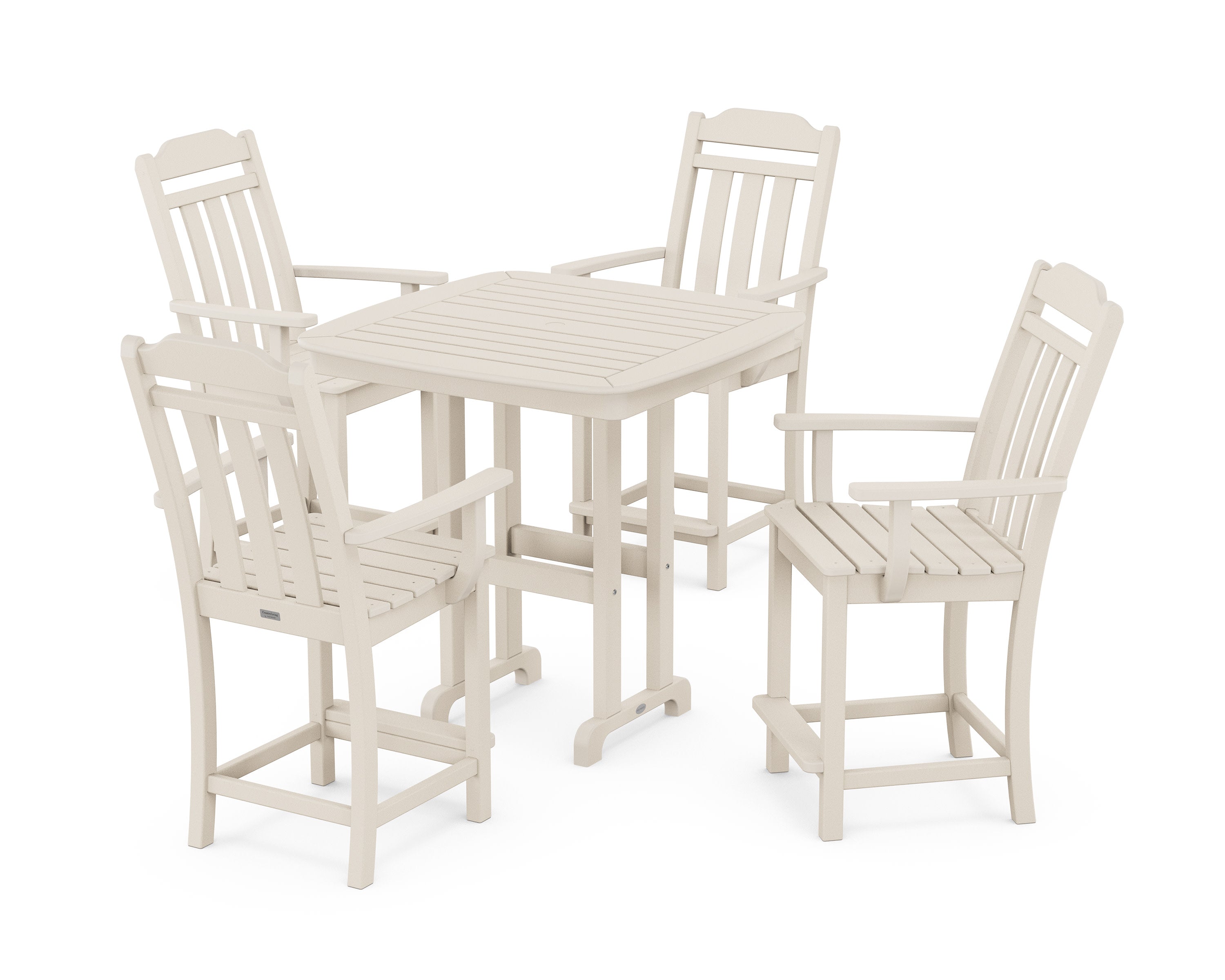 Cottage 5-Piece Counter Set in Sand