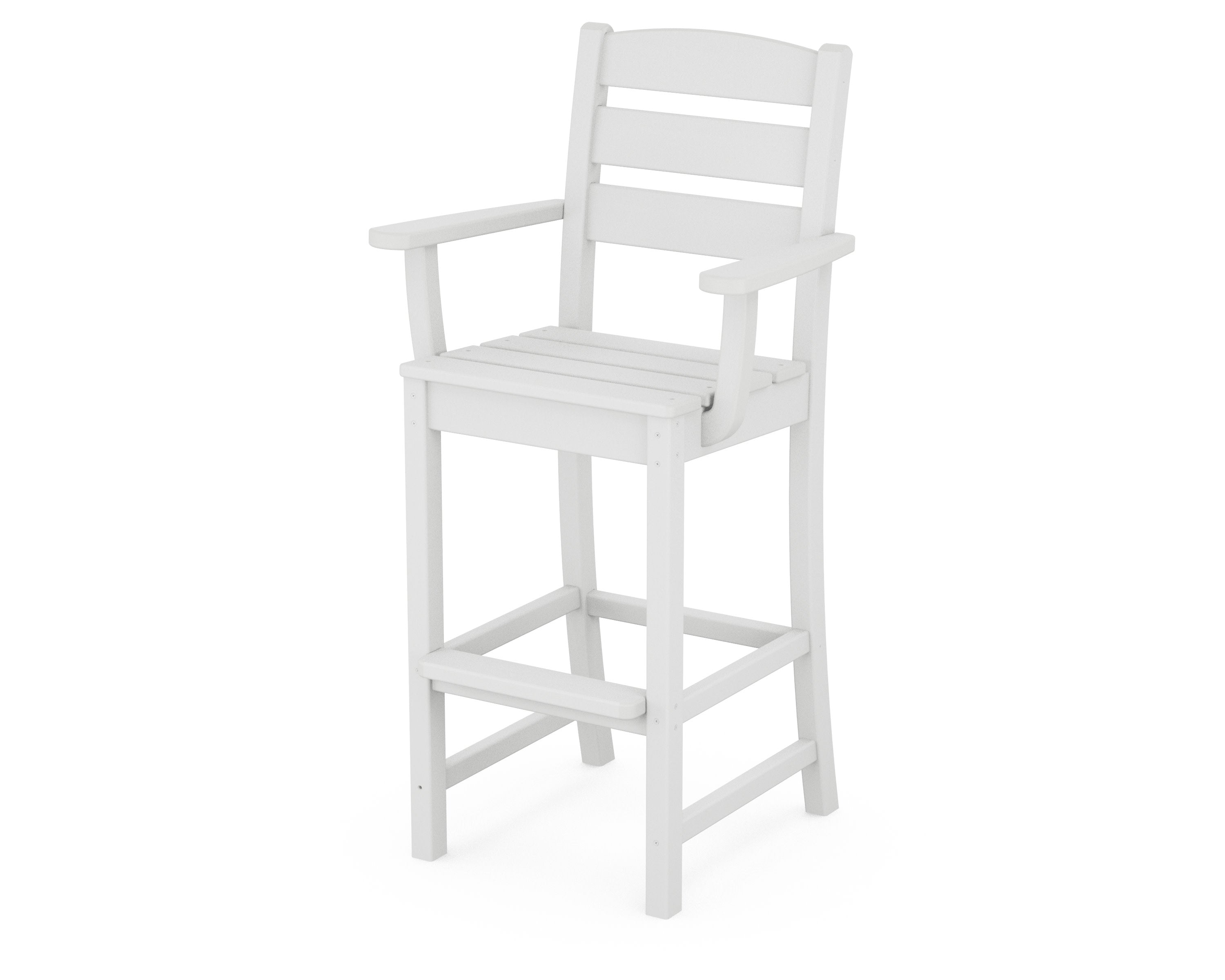 Lakeside Bar Arm Chair in White