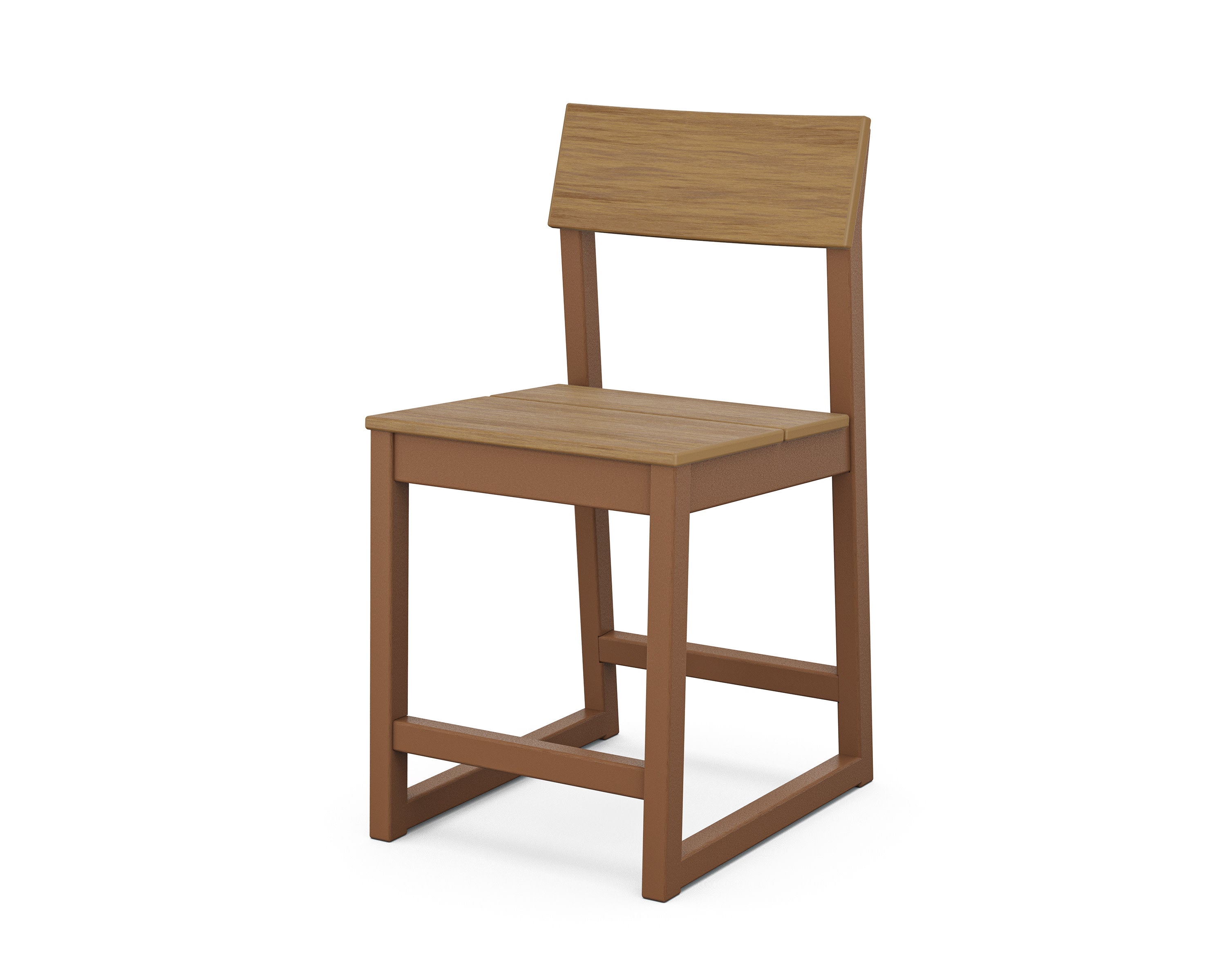 EDGE Counter Side Chair in Teak / Natural