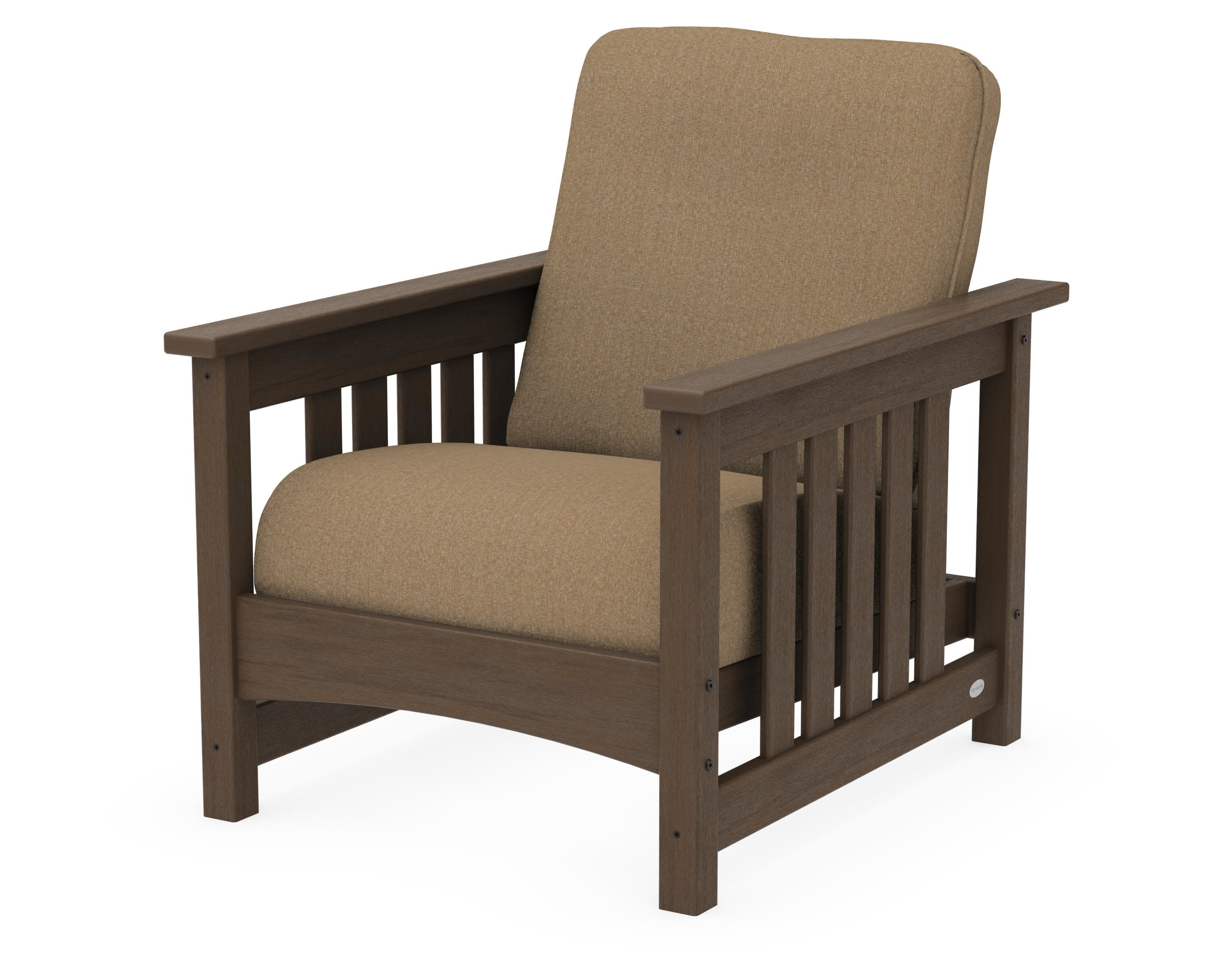 Club Mission Chair in Kona / Sesame