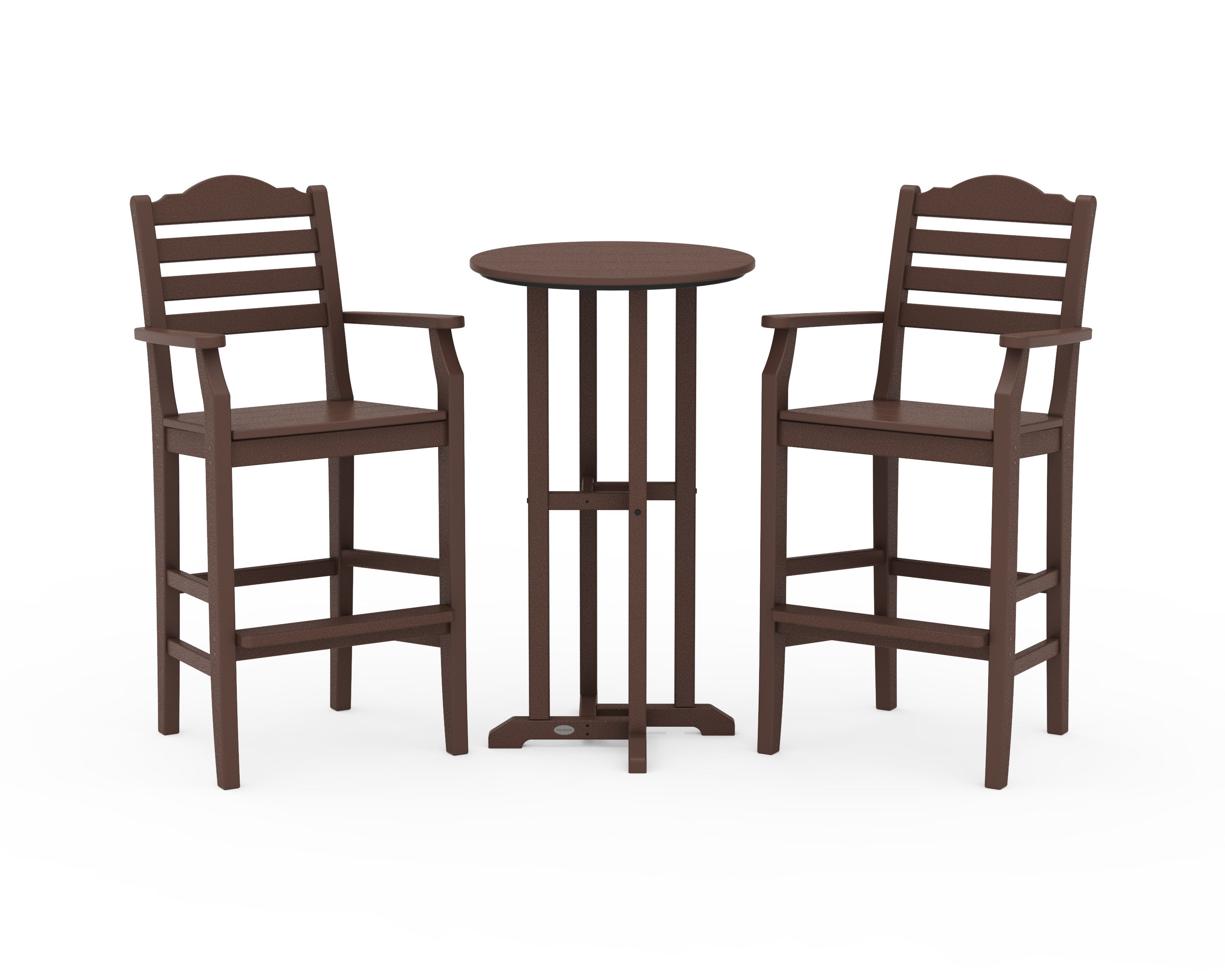 Savannah 3-Piece Farmhouse Bar Set in Mahogany