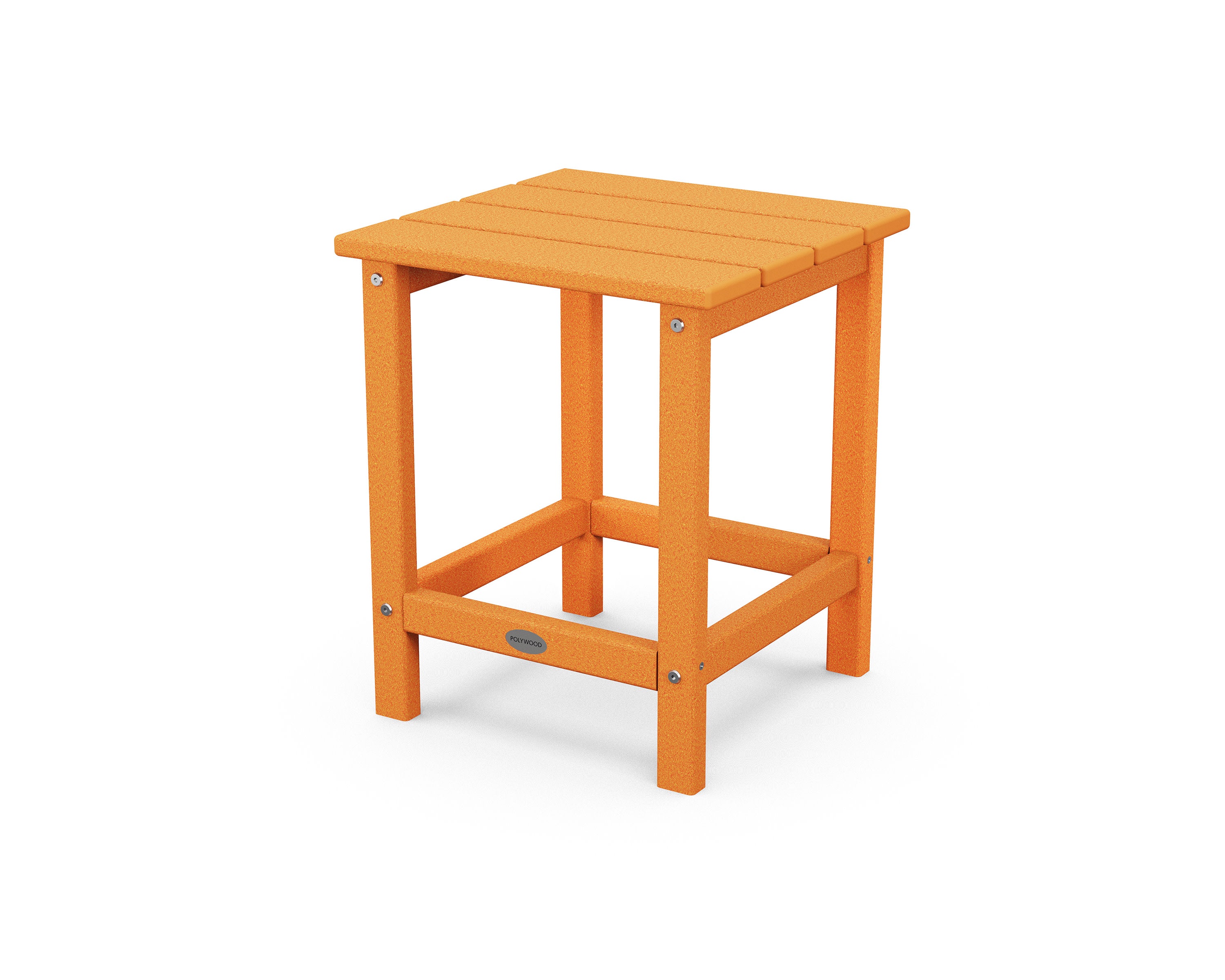 Long Island 18" Side Table in Tangerine
