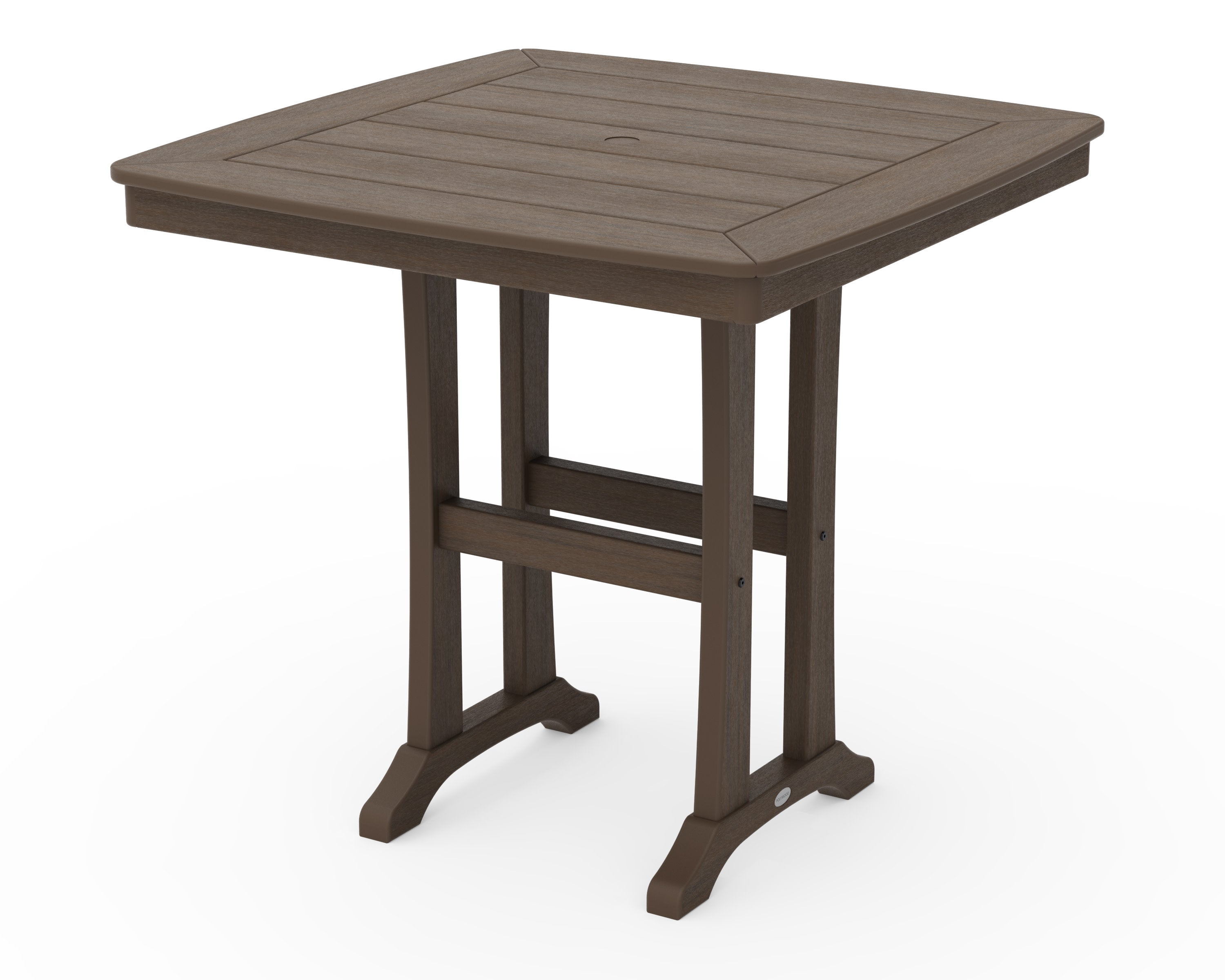 Nautical Trestle 37" Counter Table in Kona