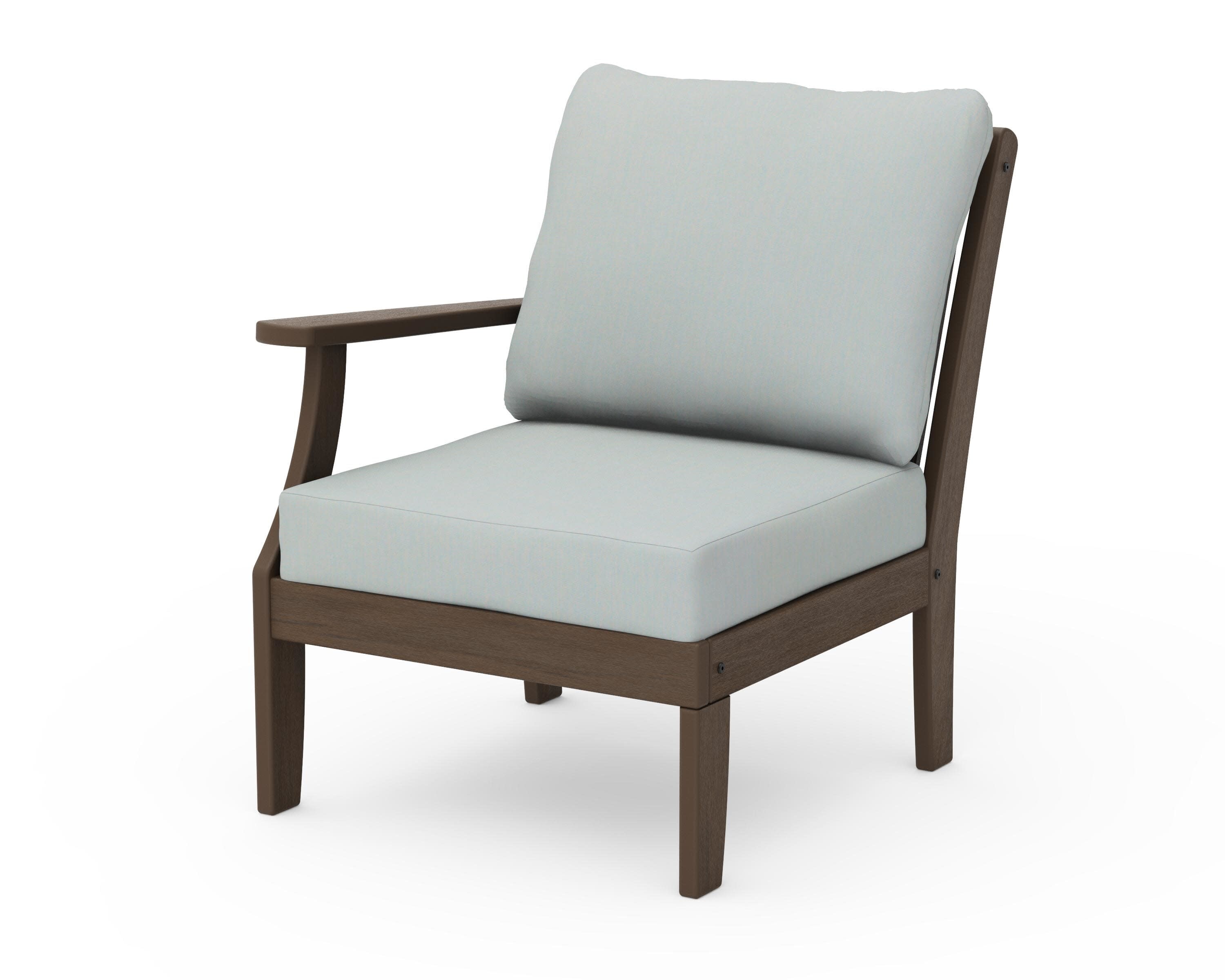 Braxton Modular Left Arm Chair in Kona / Spa