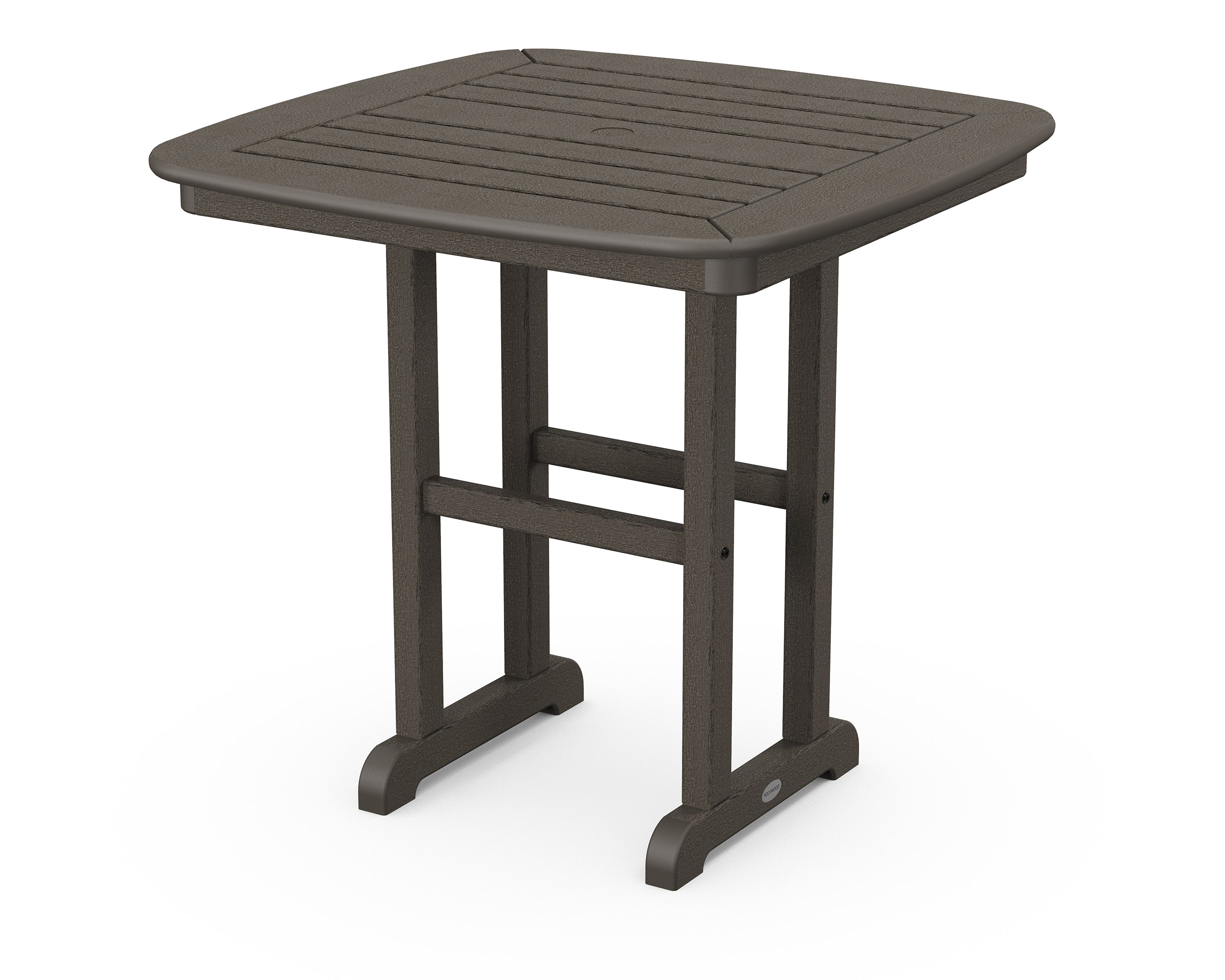 Nautical 31" Dining Table in Vintage Coffee