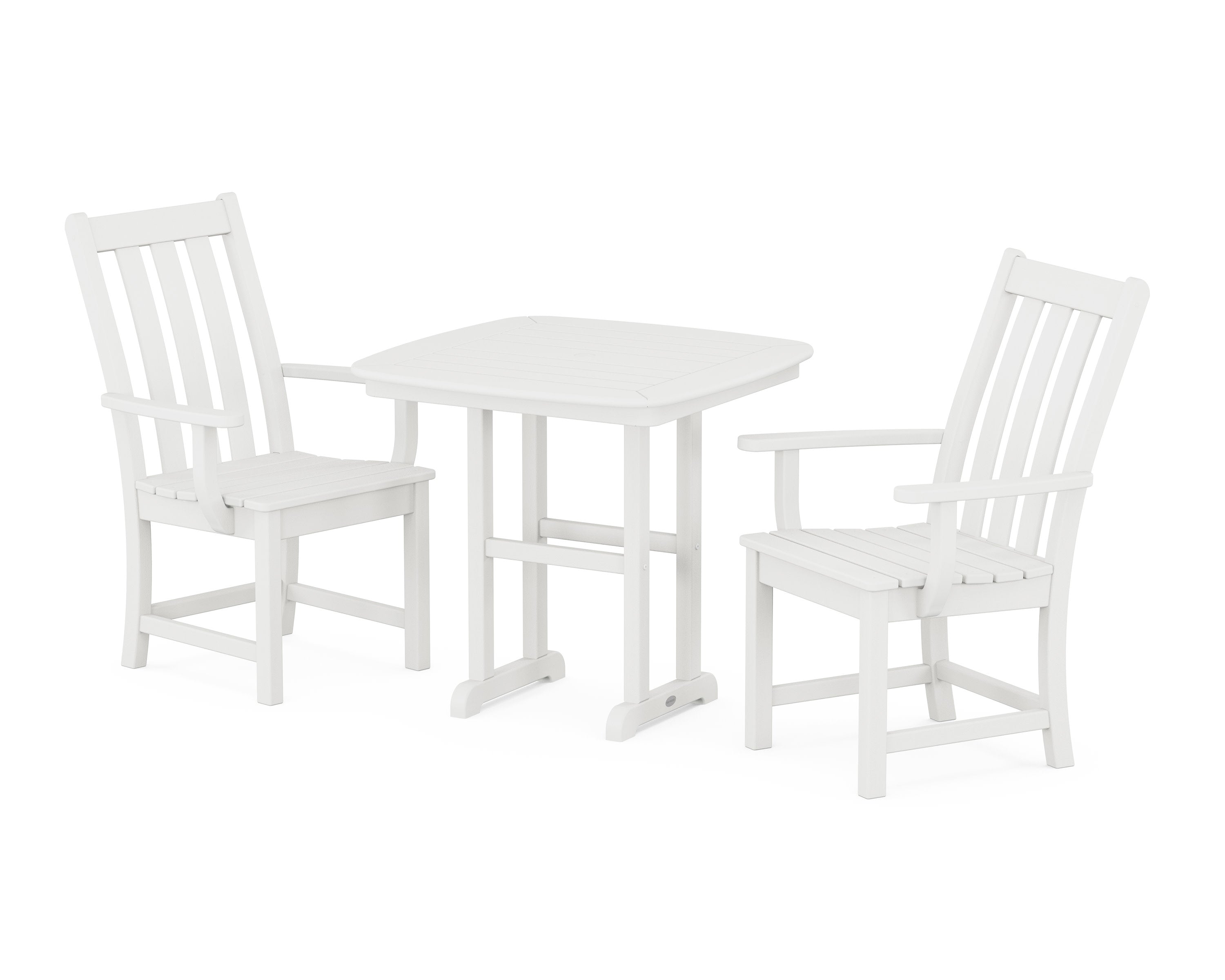 Vineyard 3-Piece Dining Set in Vintage White