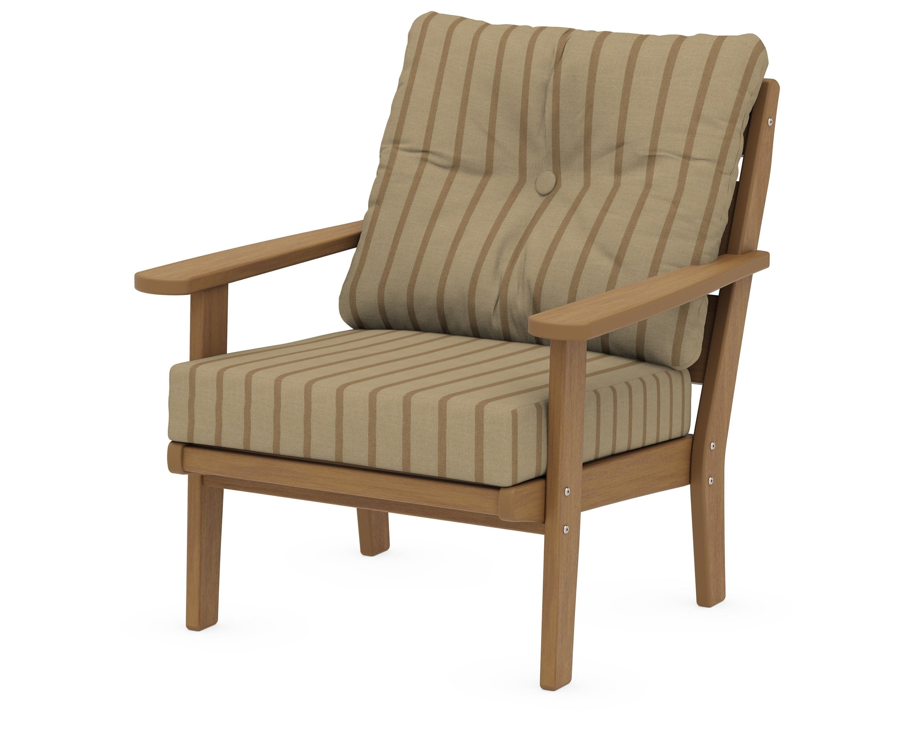Lakeside Deep Seating Chair in Natural / Unwind Driftwood