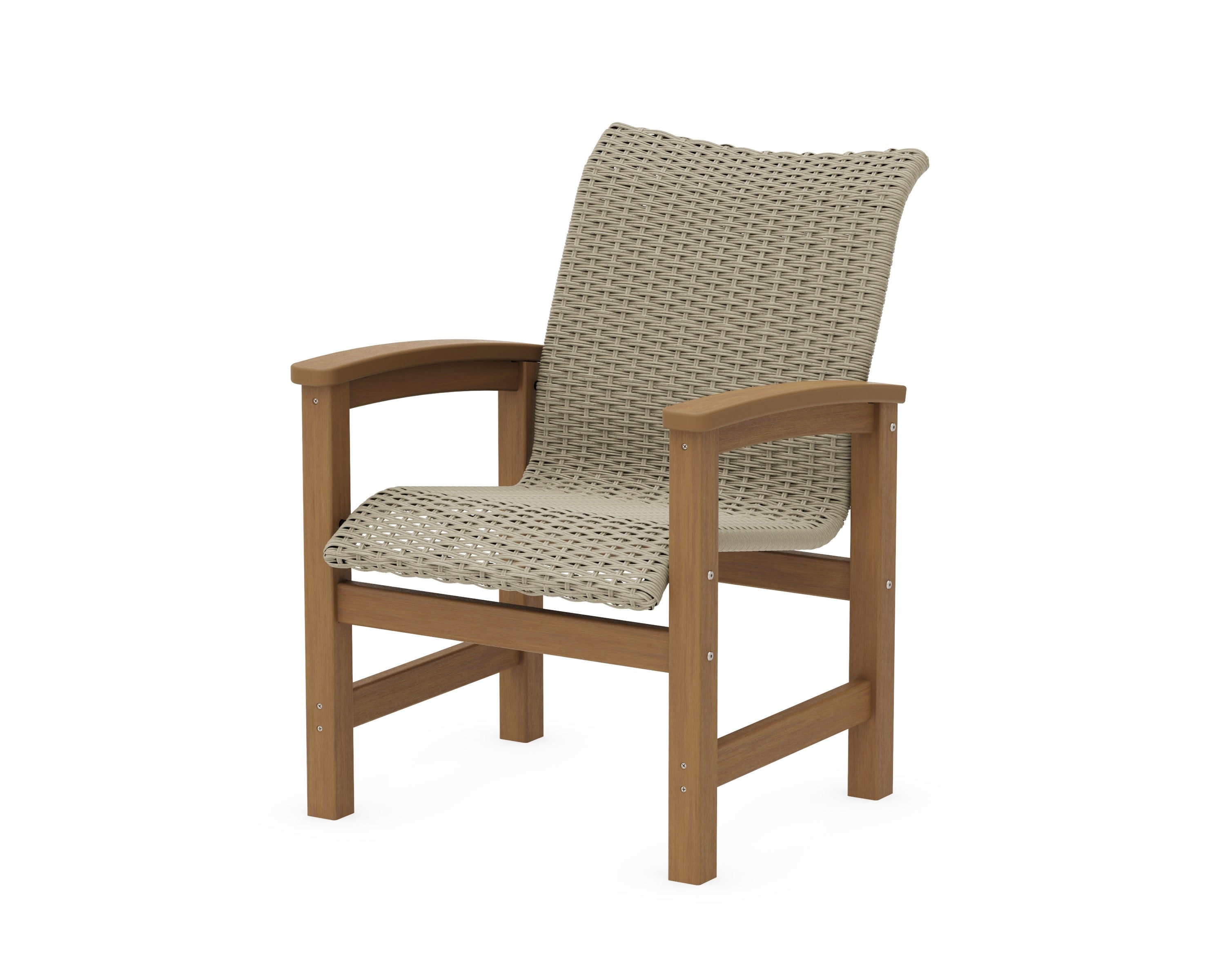 Coastal Woven Dining Chair in Natural / Dune Grass