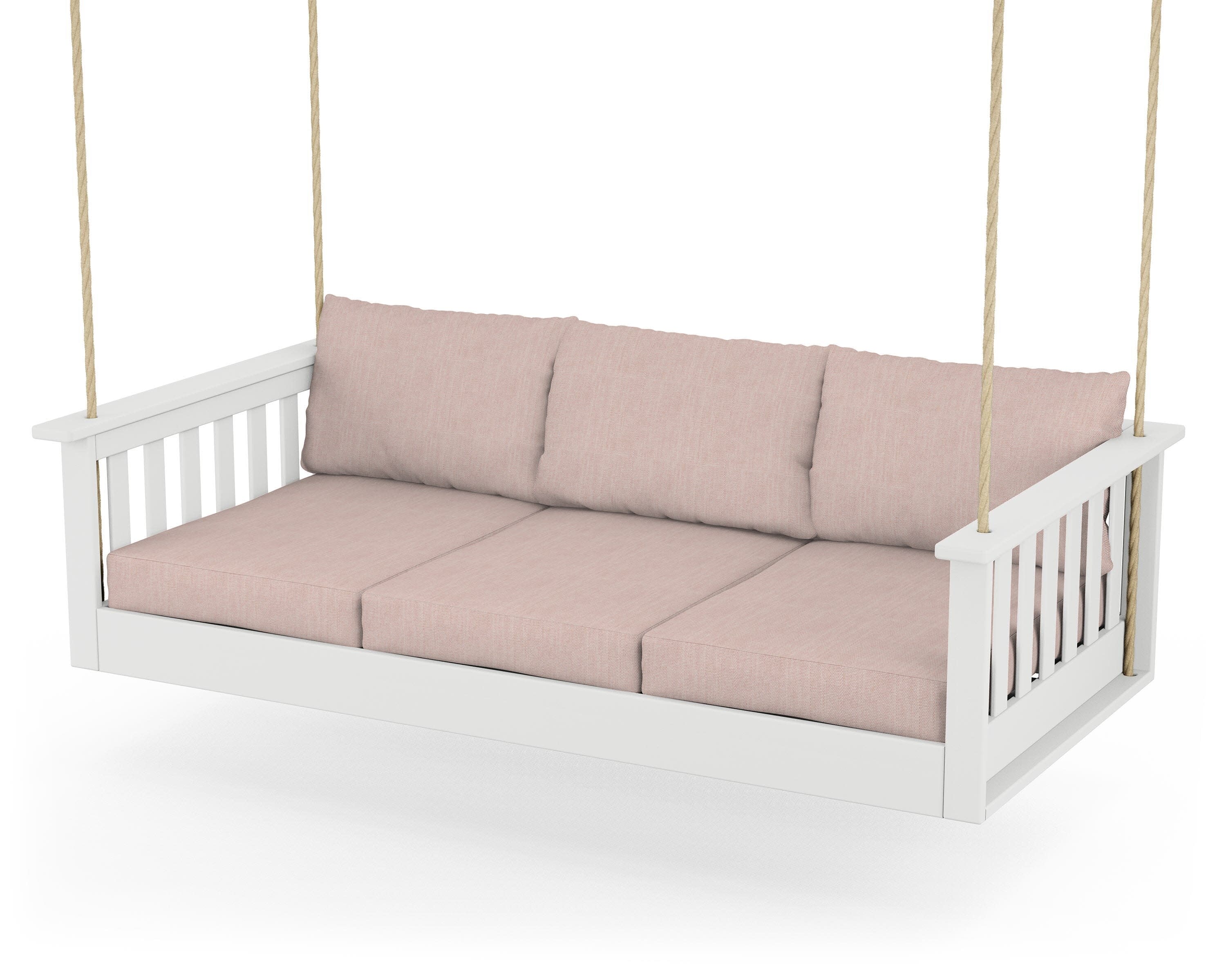 Vineyard Daybed Swing in White / Play Cameo