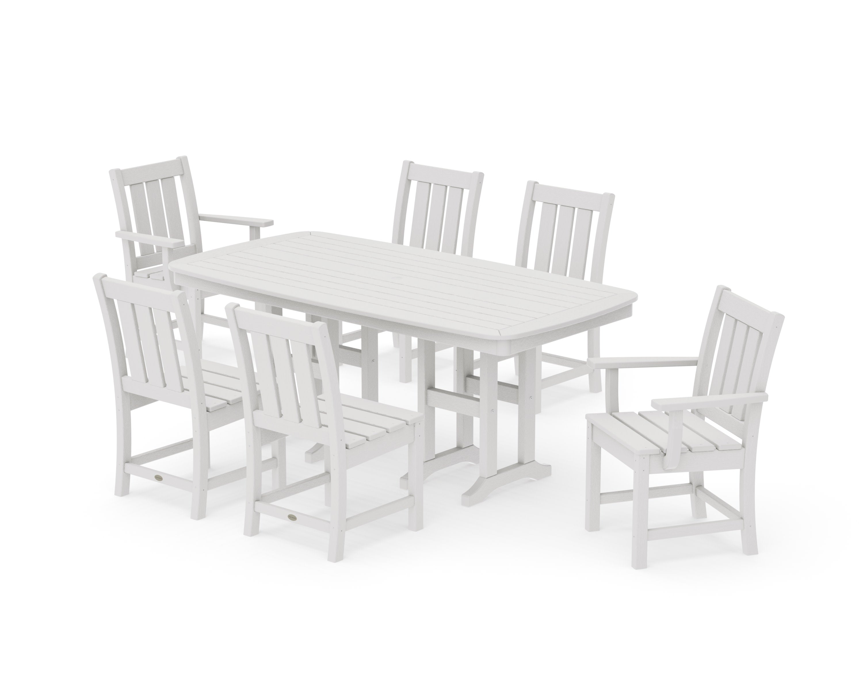 Oxford 7-Piece Dining Set in Vintage White
