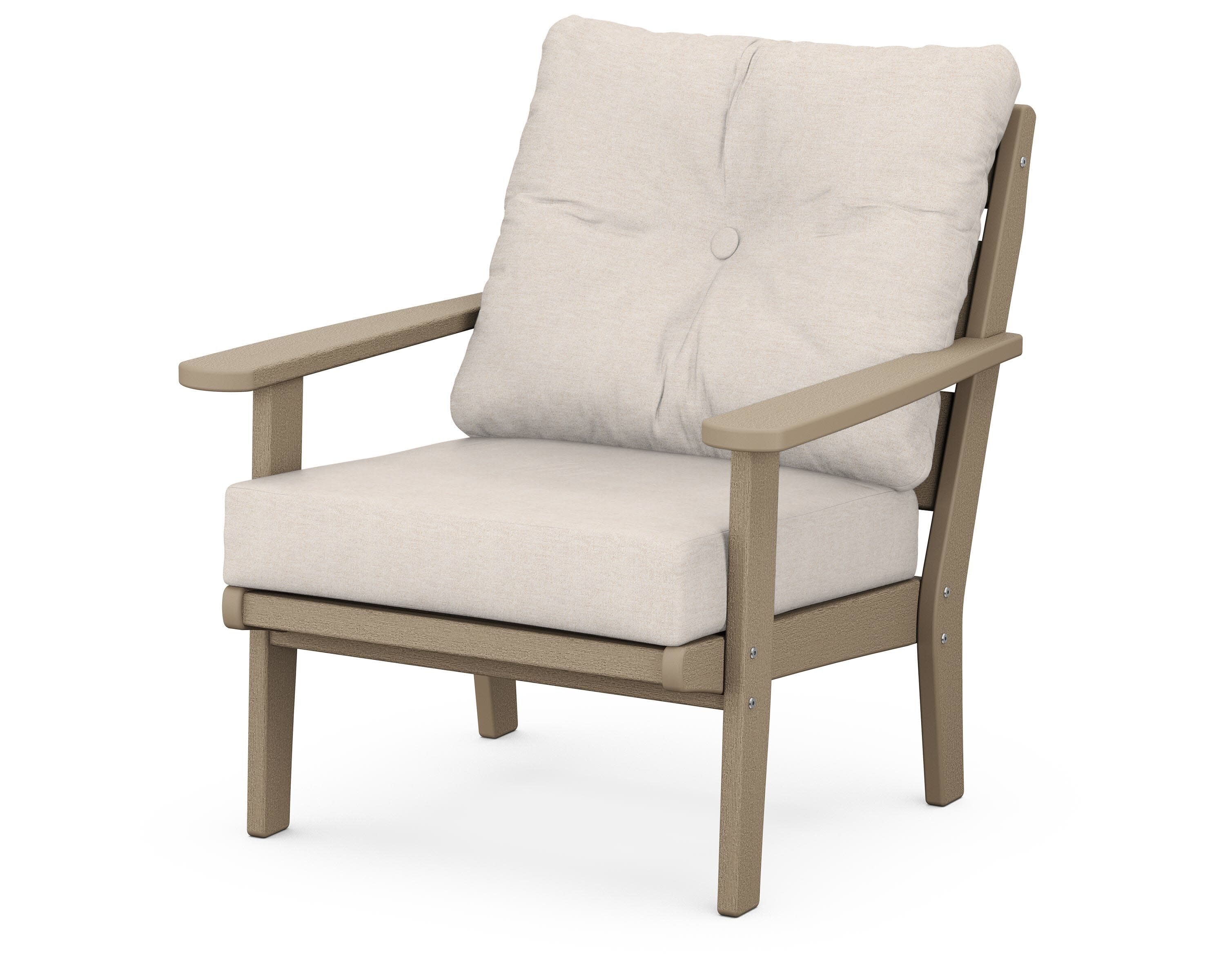 Lakeside Deep Seating Chair in Vintage Sahara / Nuance Cloud