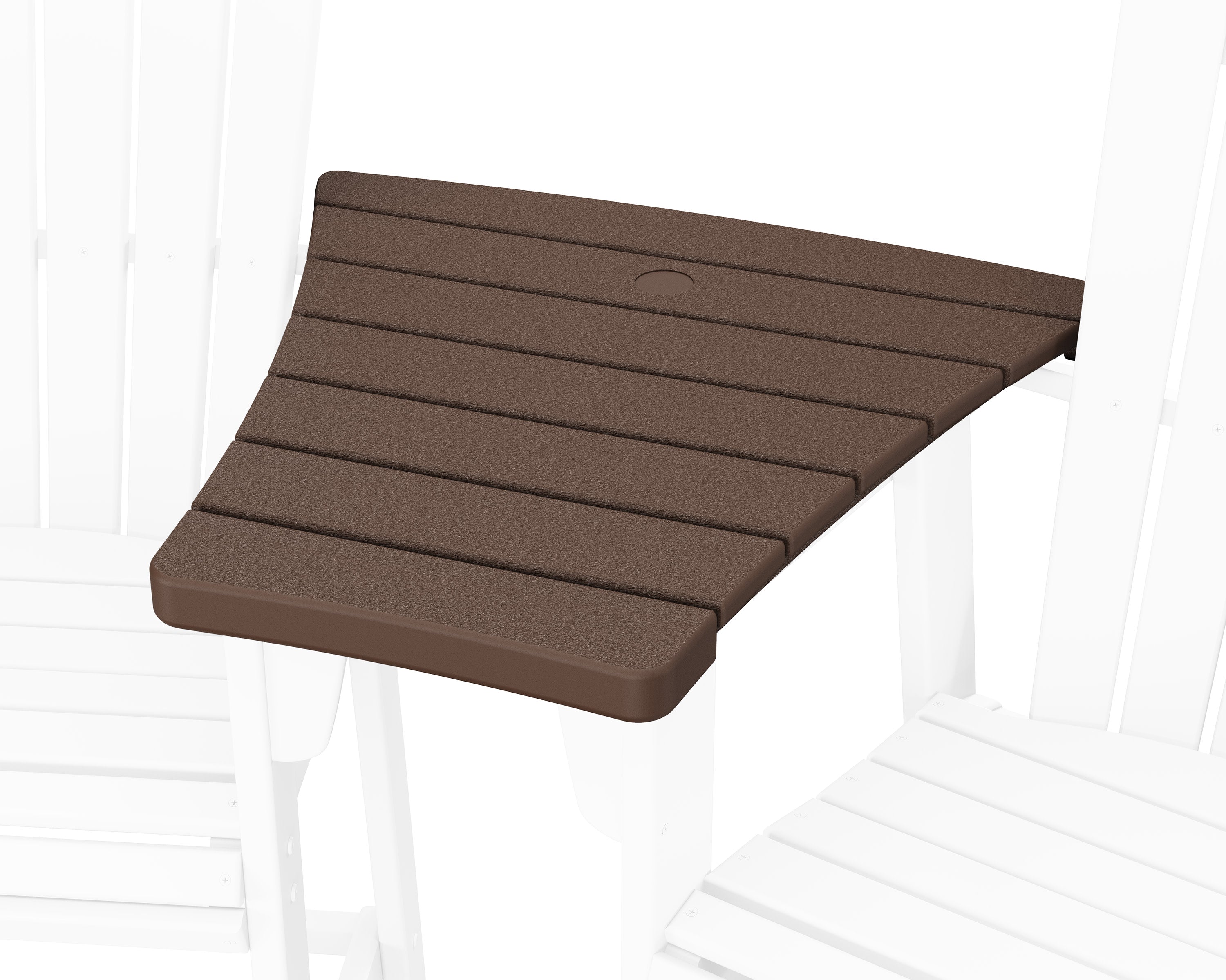 600 Series Angled Adirondack Dining Connecting Table in Mahogany