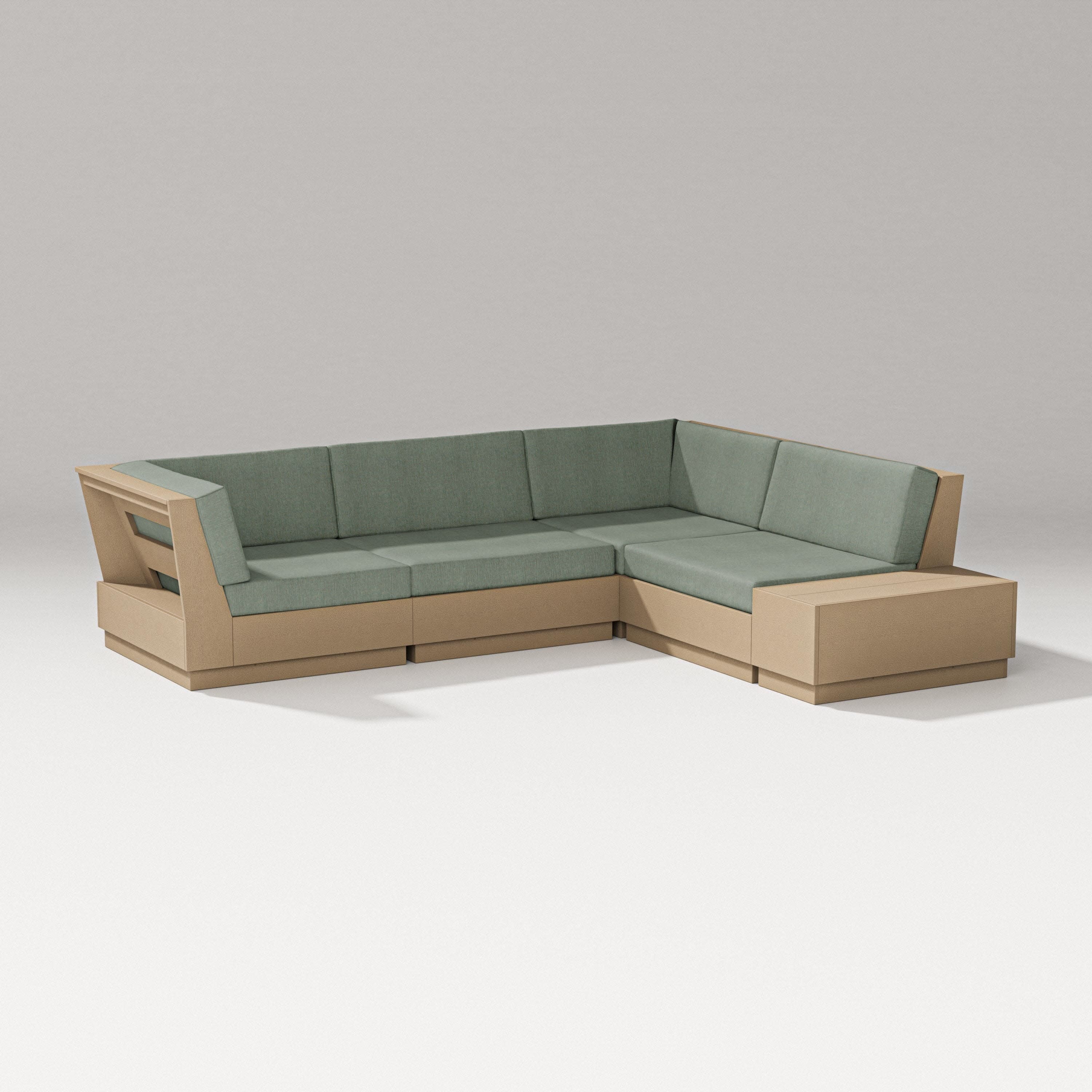 Elevate Corner Sectional in Vintage Sahara / Cast Sage