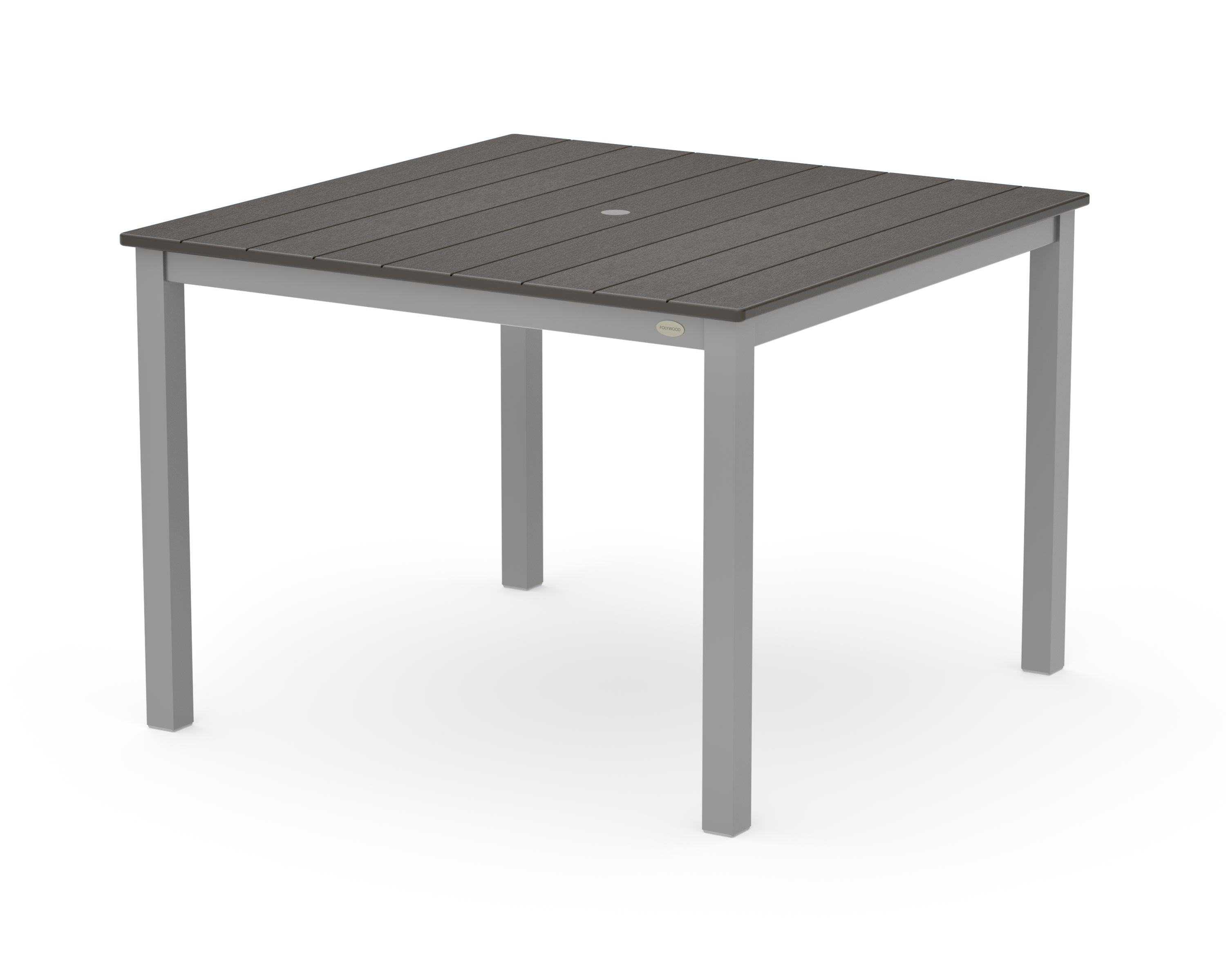 Main Street 42 x 42 Dining Table in Silver / Vintage Coffee