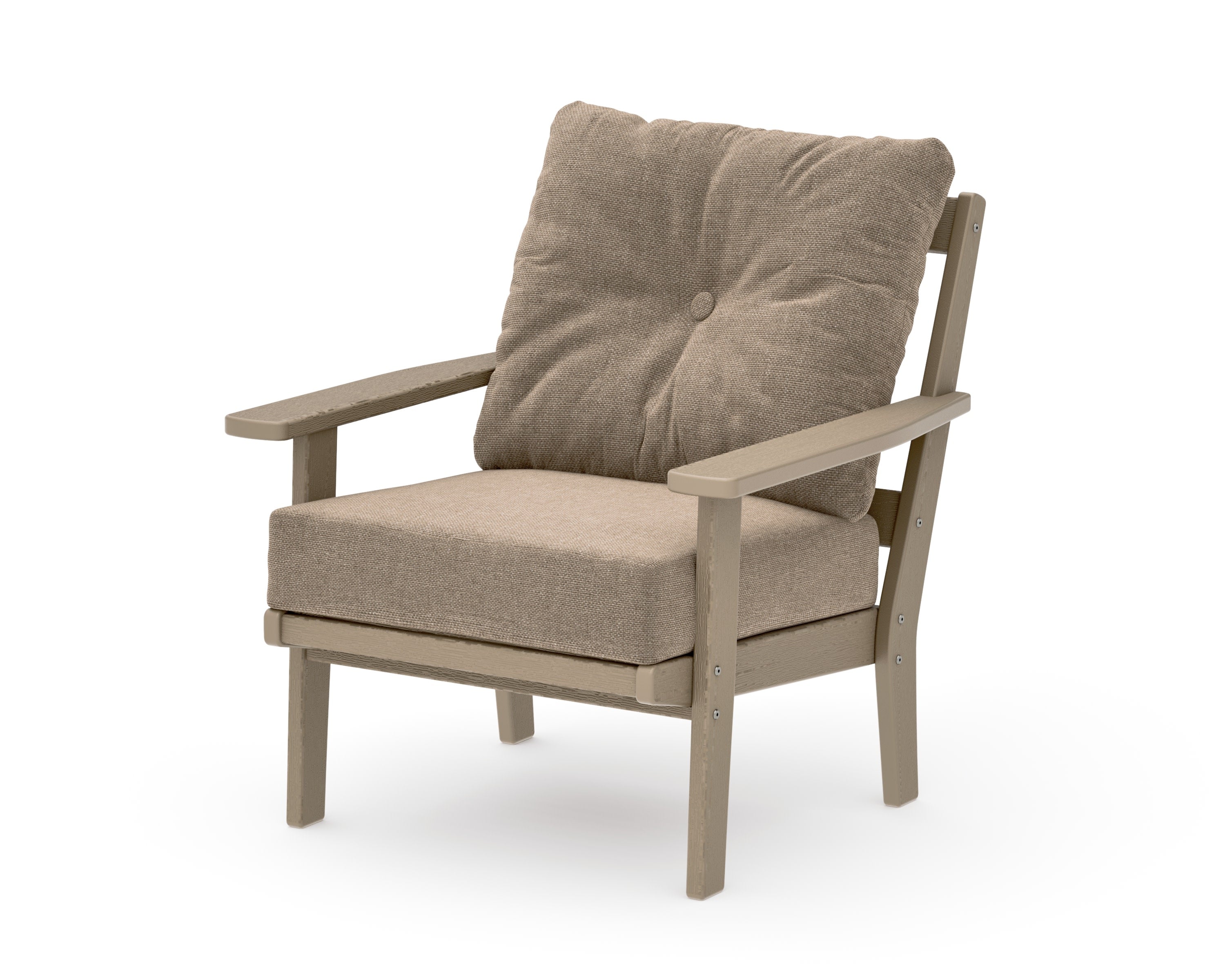 Prairie Deep Seating Chair in Vintage Sahara / Spiced Burlap