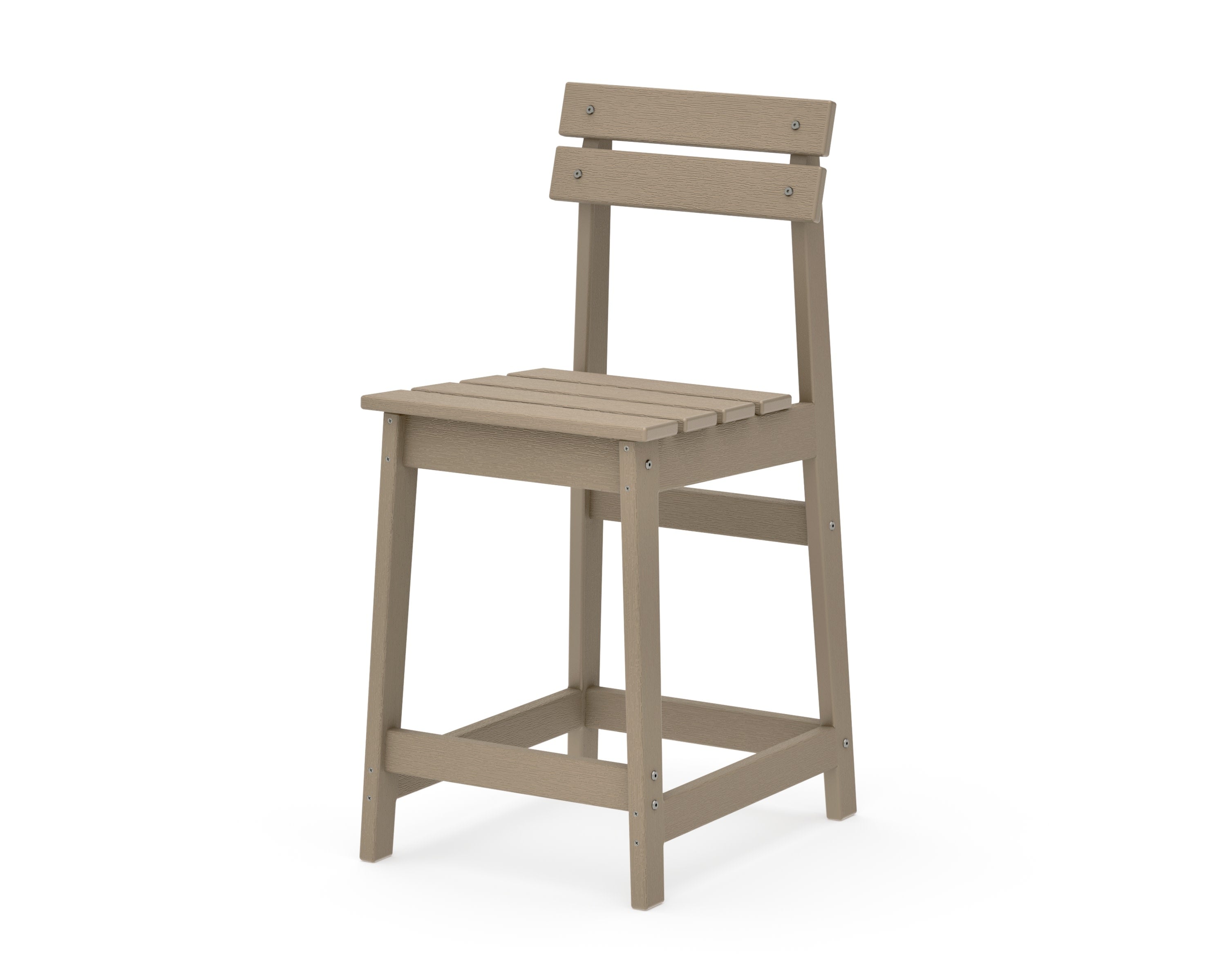 Modern Studio Plaza Counter Chair in Vintage Sahara