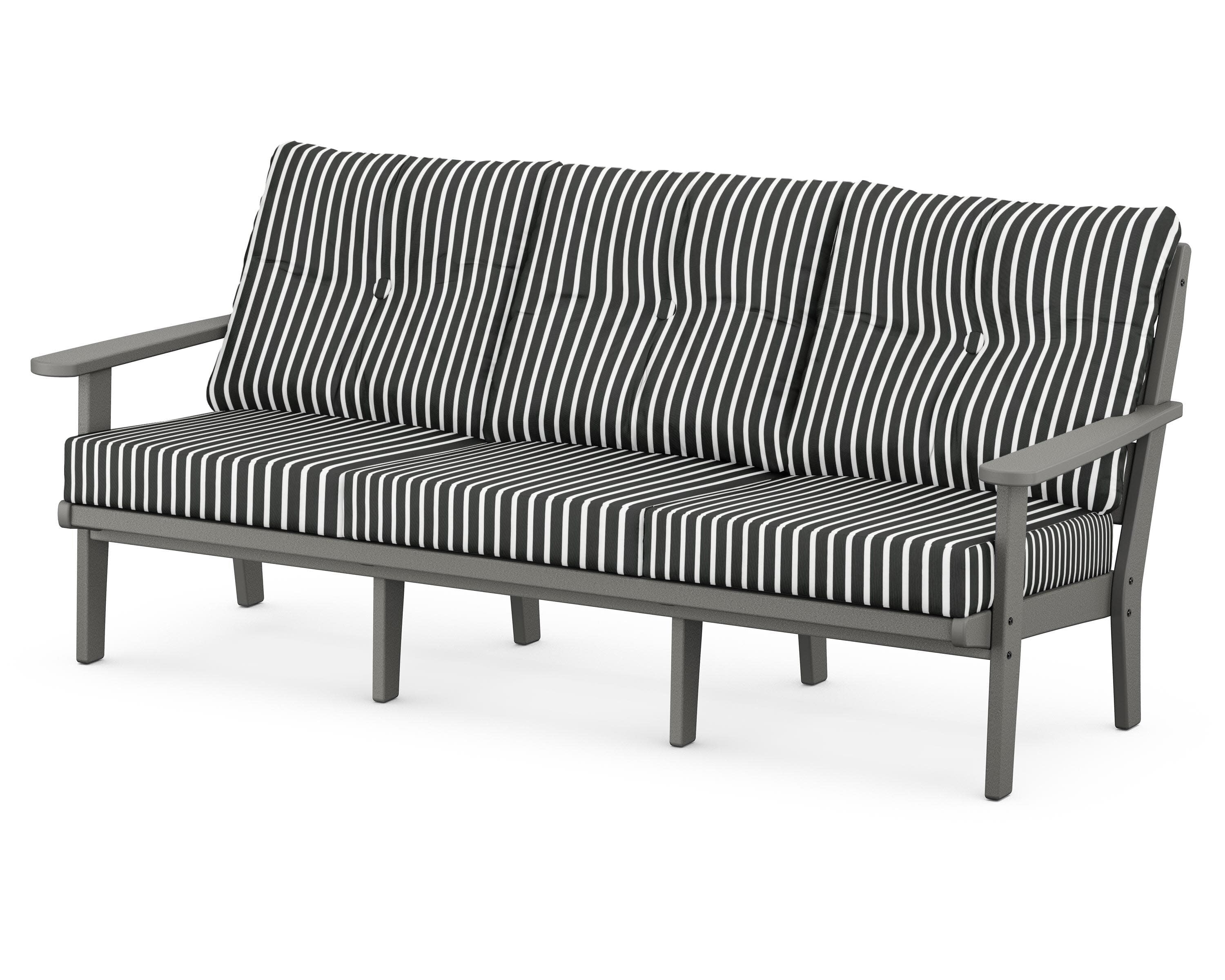 Lakeside Deep Seating Sofa in Slate Grey / Shore Classic