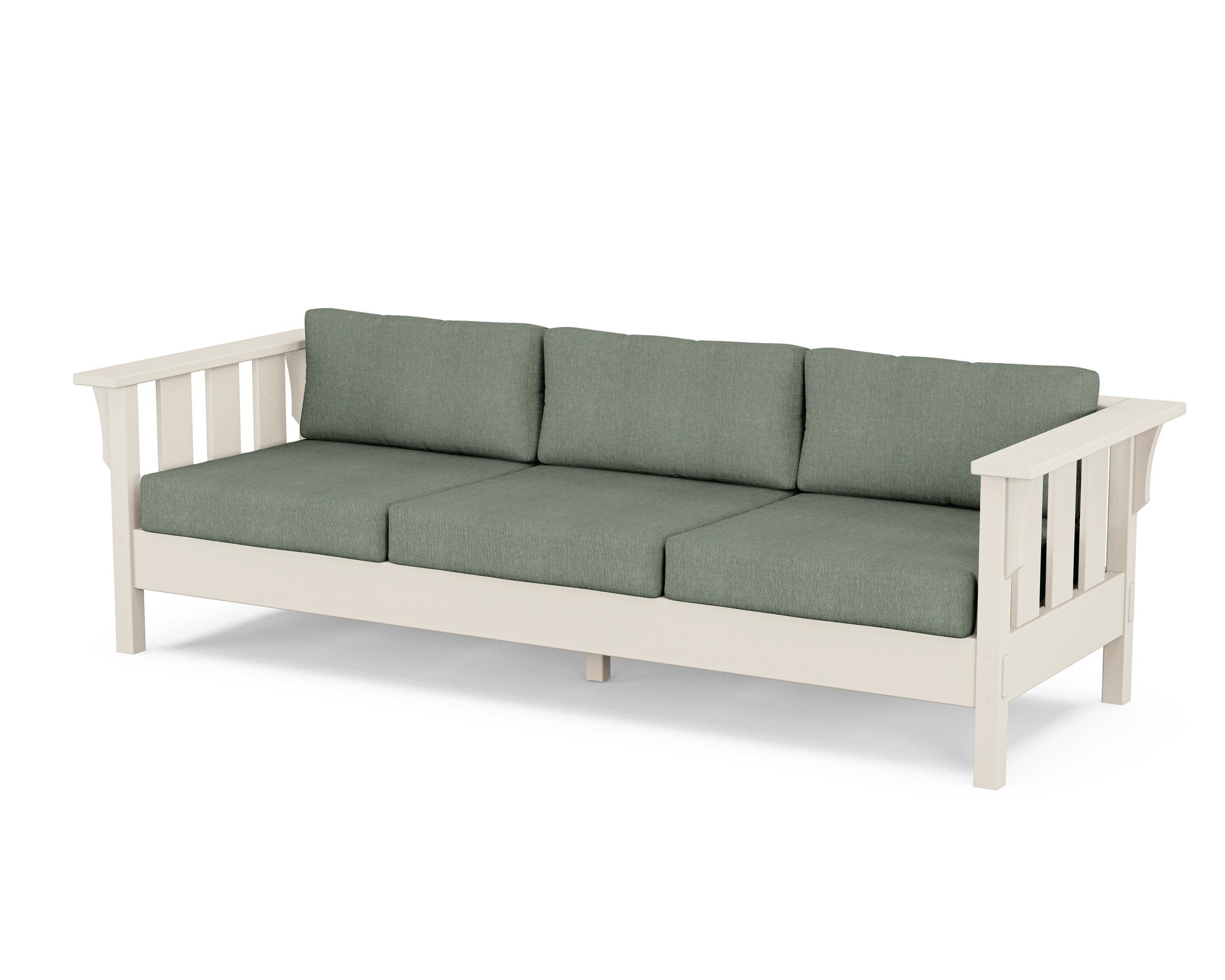 Acadia Deep Seating Sofa in Sand / Cast Sage