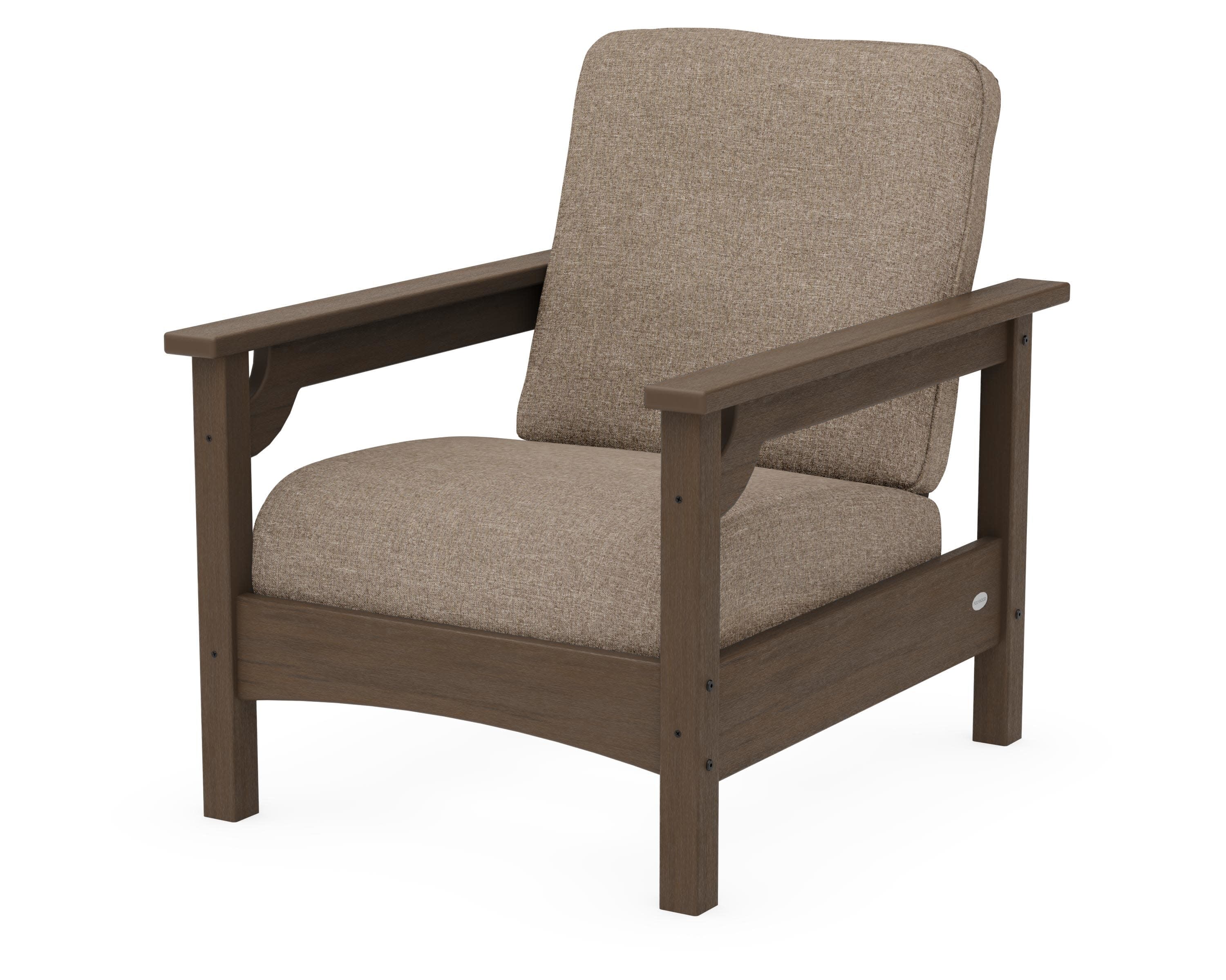 Club Chair in Kona / Spiced Burlap