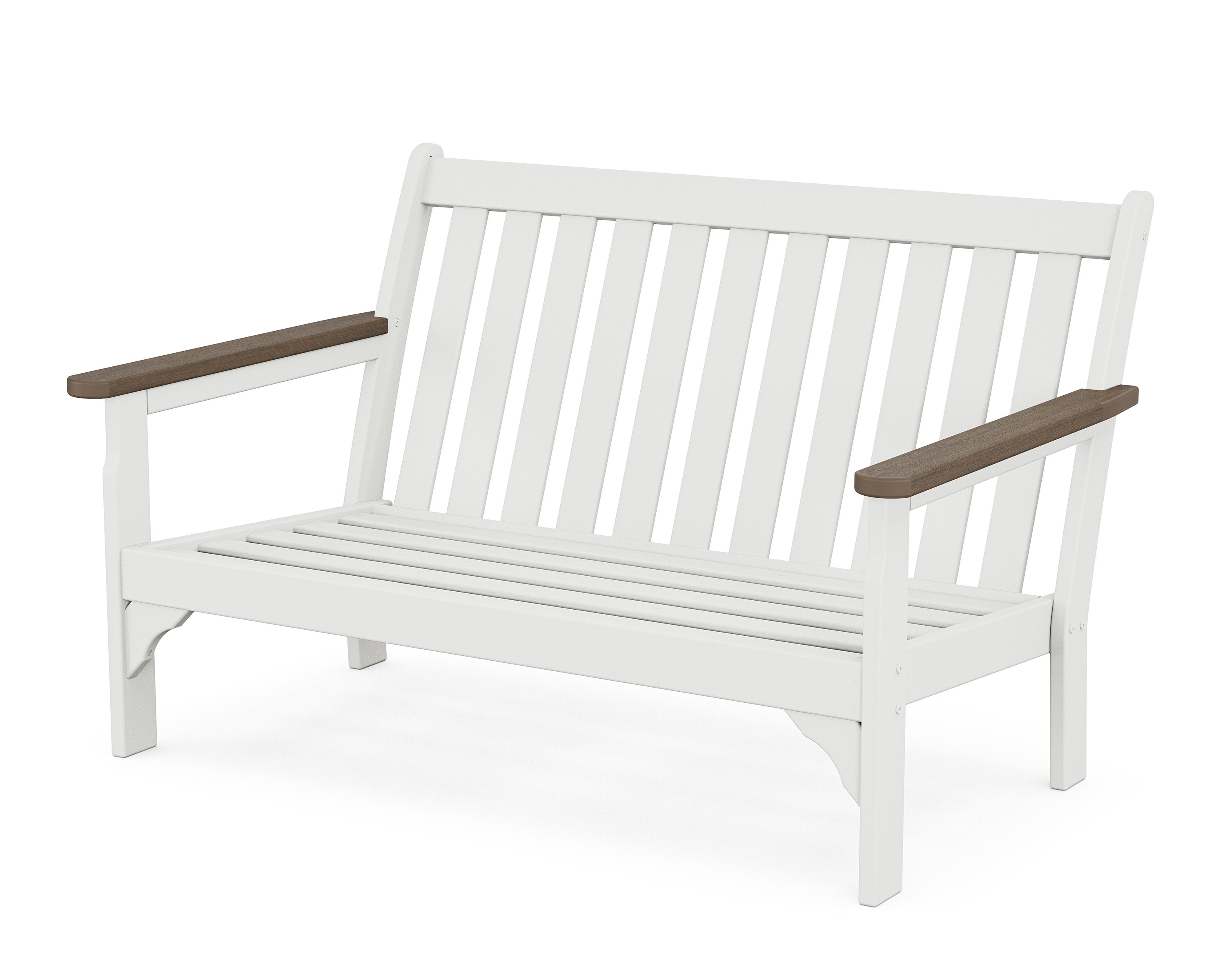 Vineyard Loveseat Frame in White / Kona