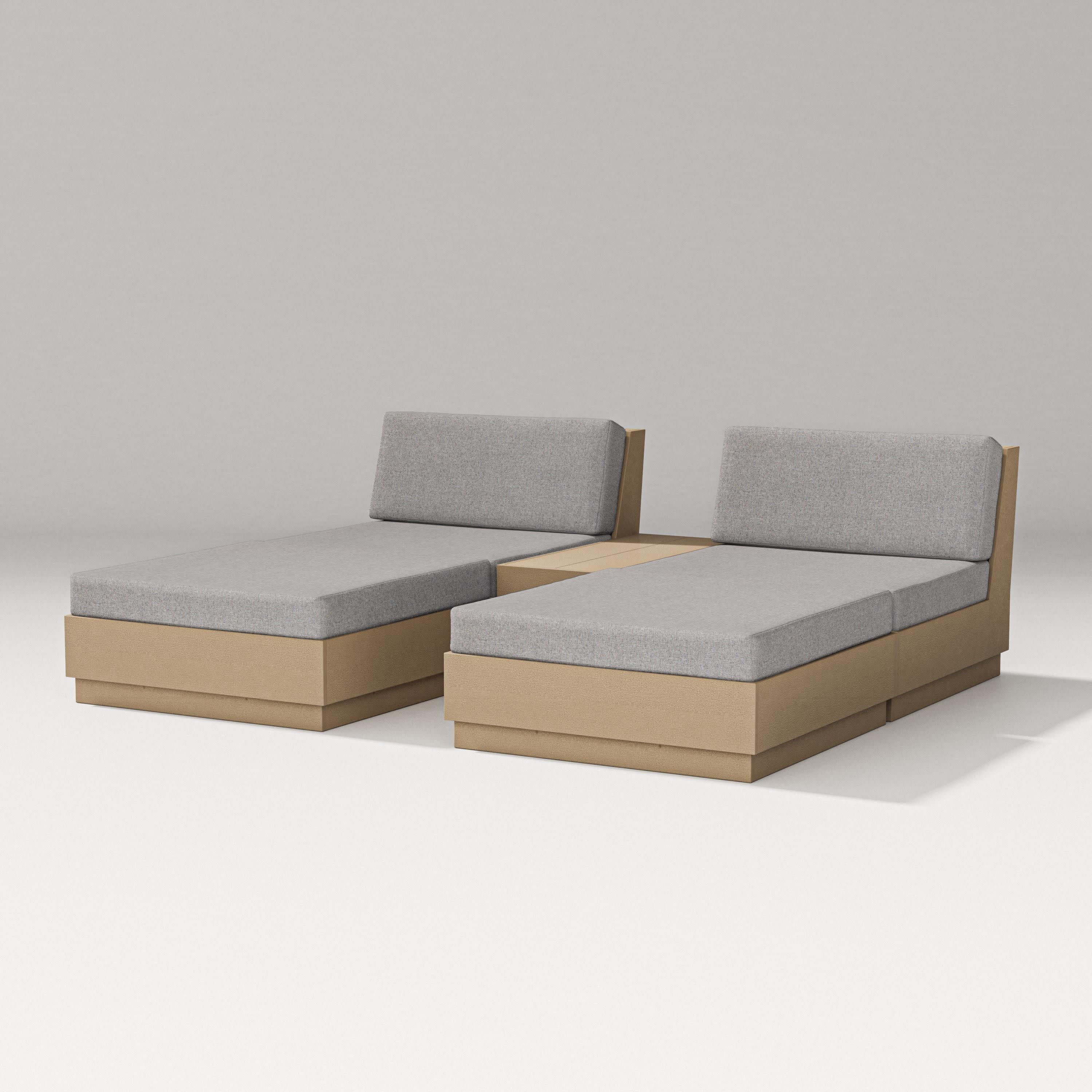 Elevate Double Chaise Set in Vintage Sahara / Grey Mist