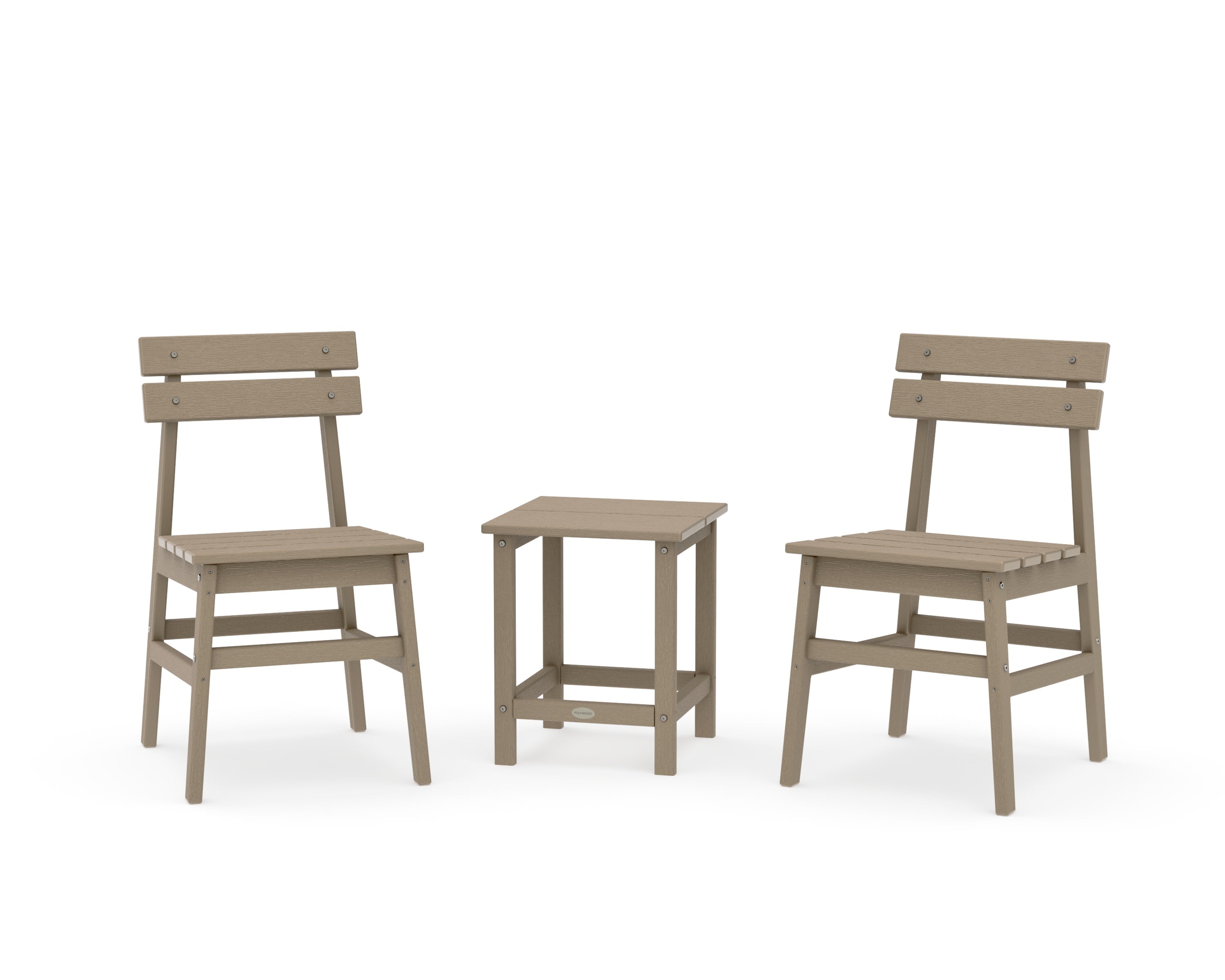 Modern Studio Plaza Chair 3-Piece Seating Set in Vintage Sahara