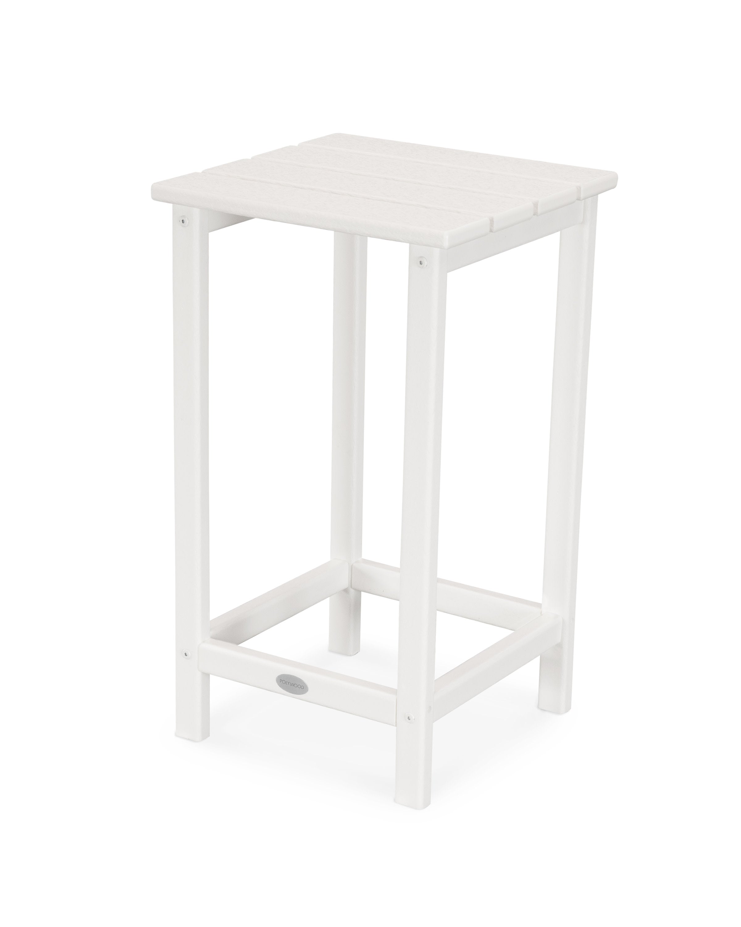 Long Island 26" Counter Side Table in White