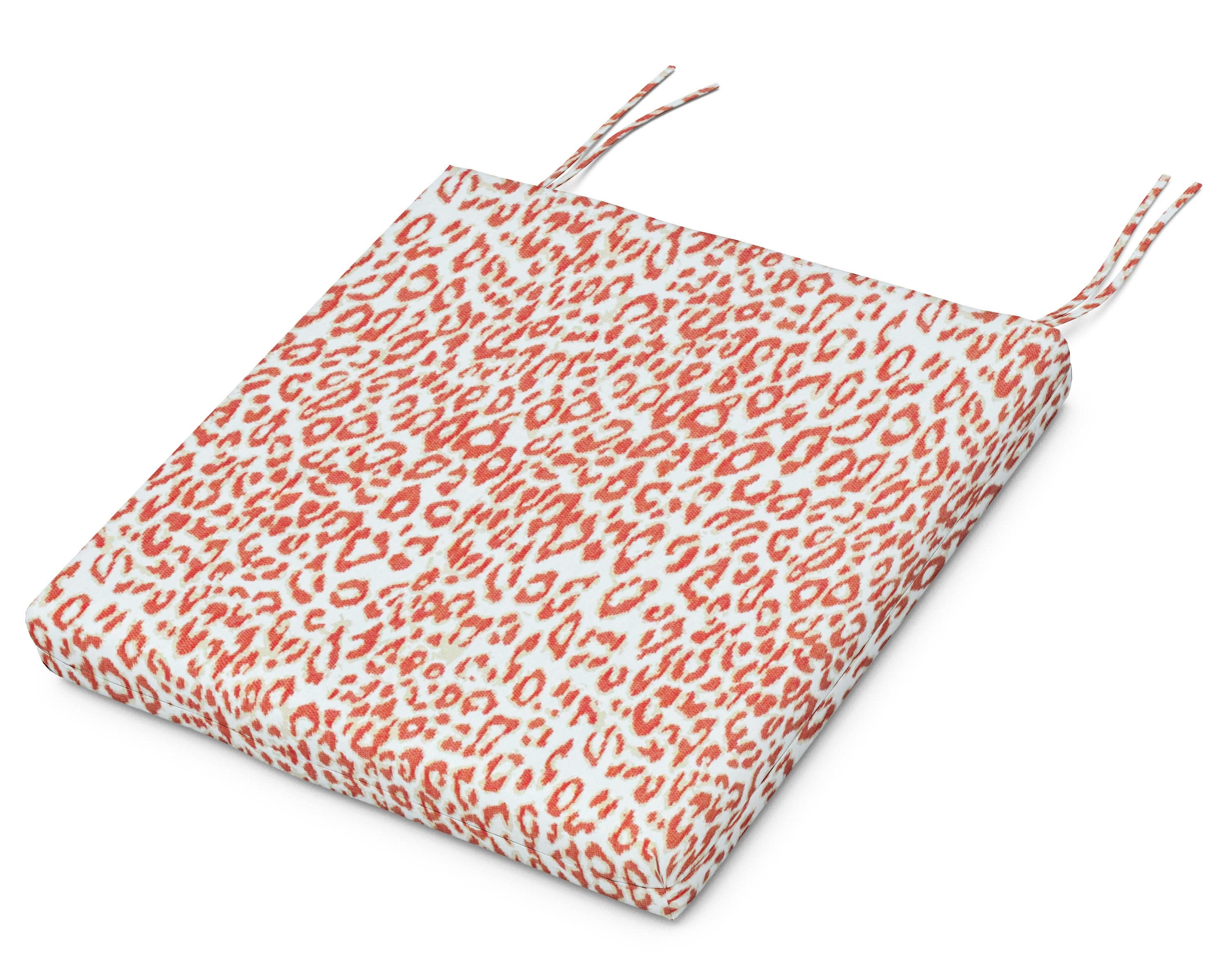 Classic Oversized Adirondack Seat Pad 17.5"D x 22.25"W x 2.5"H in Safari Coral