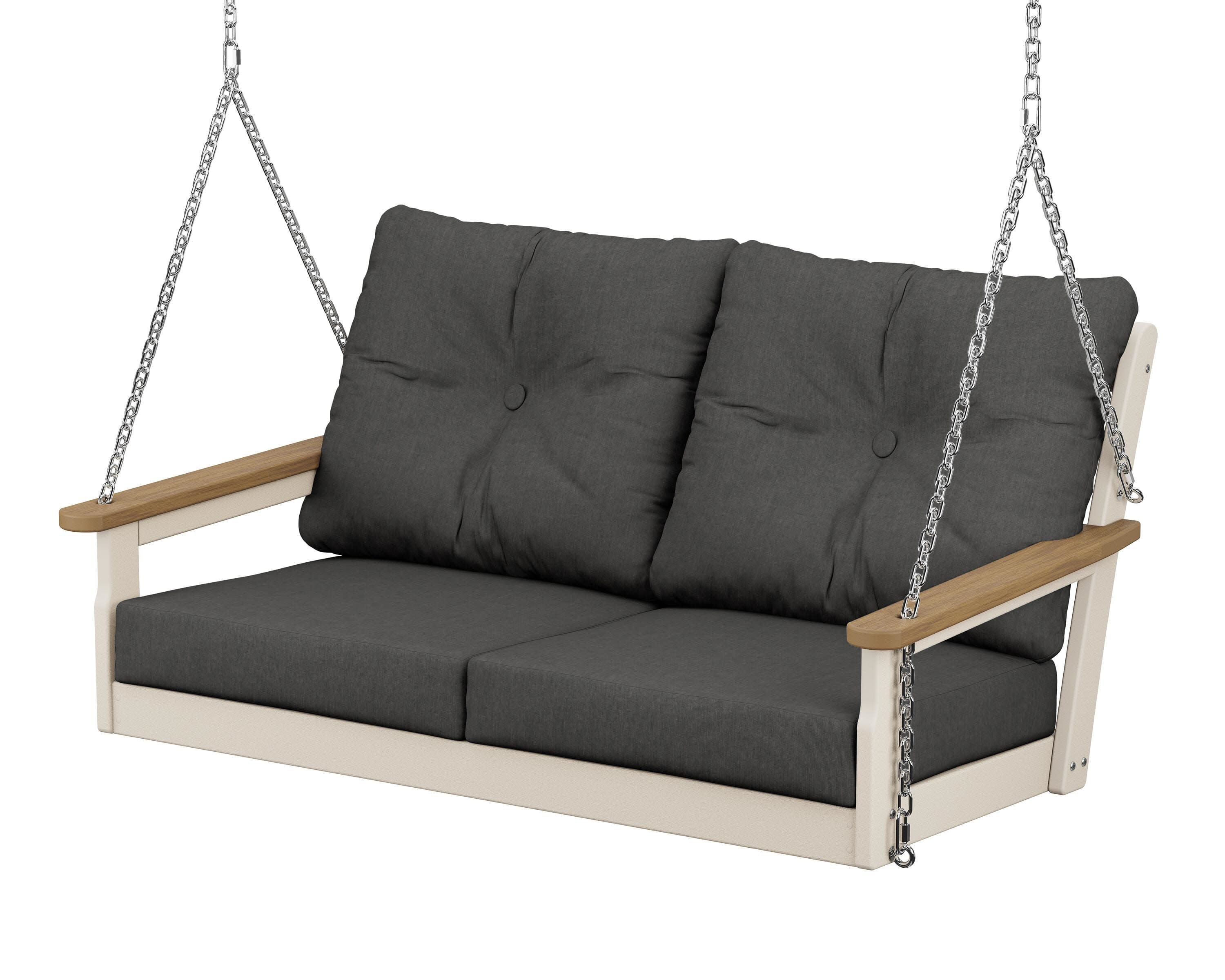 Vineyard Deep Seating Swing in Sand / Natural / Spectrum Carbon