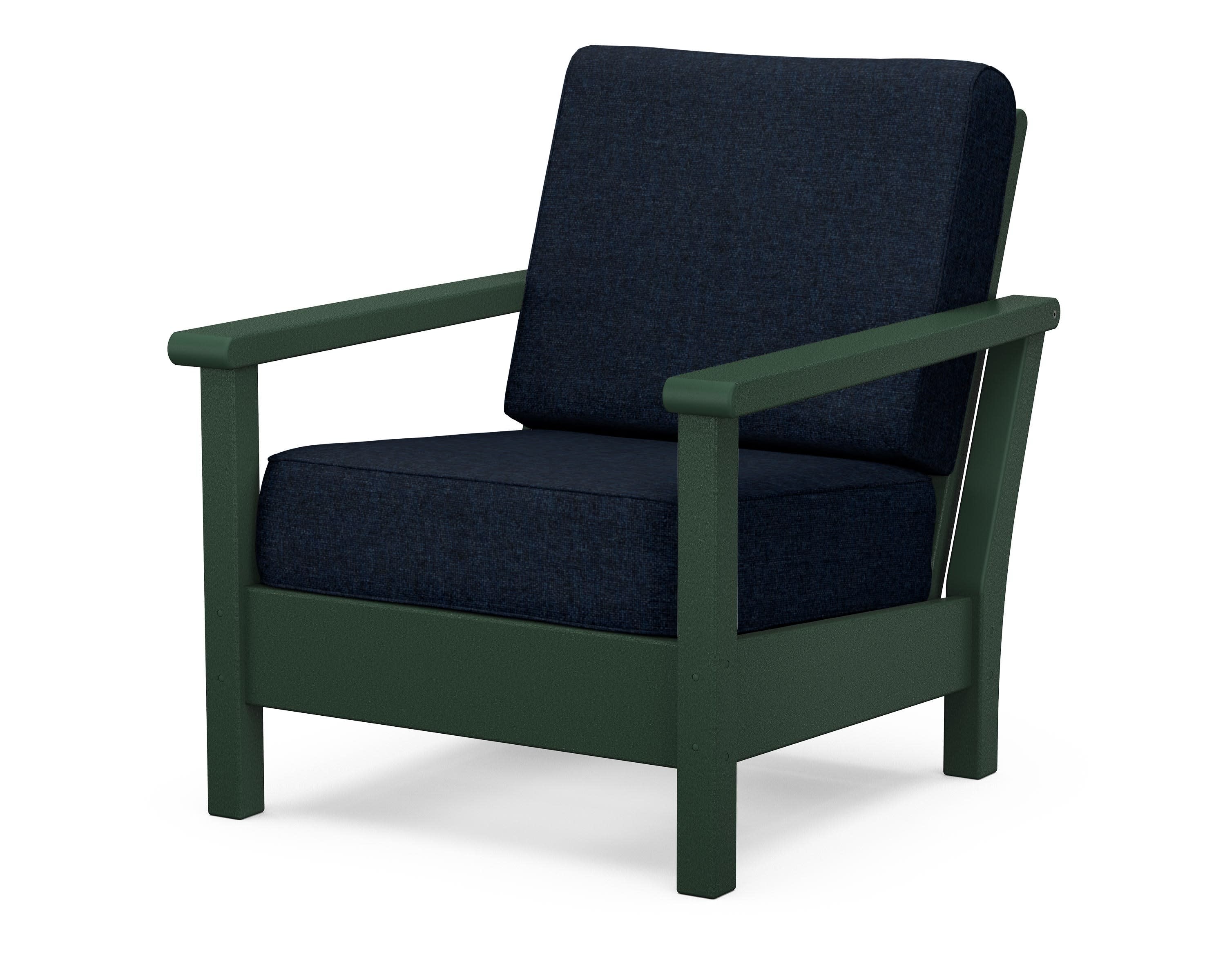 Harbour Deep Seating Chair in Green / Marine Indigo